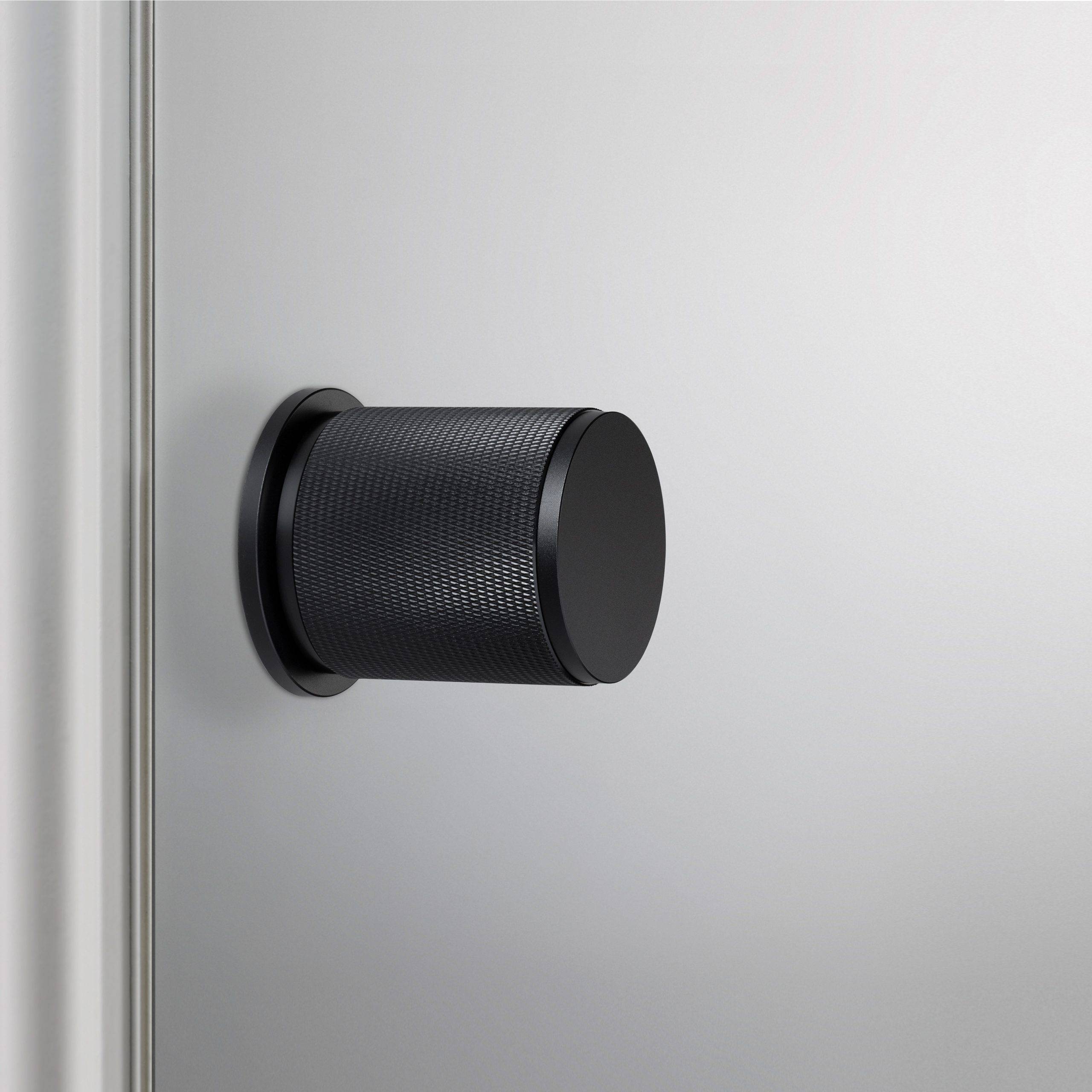 black door handle