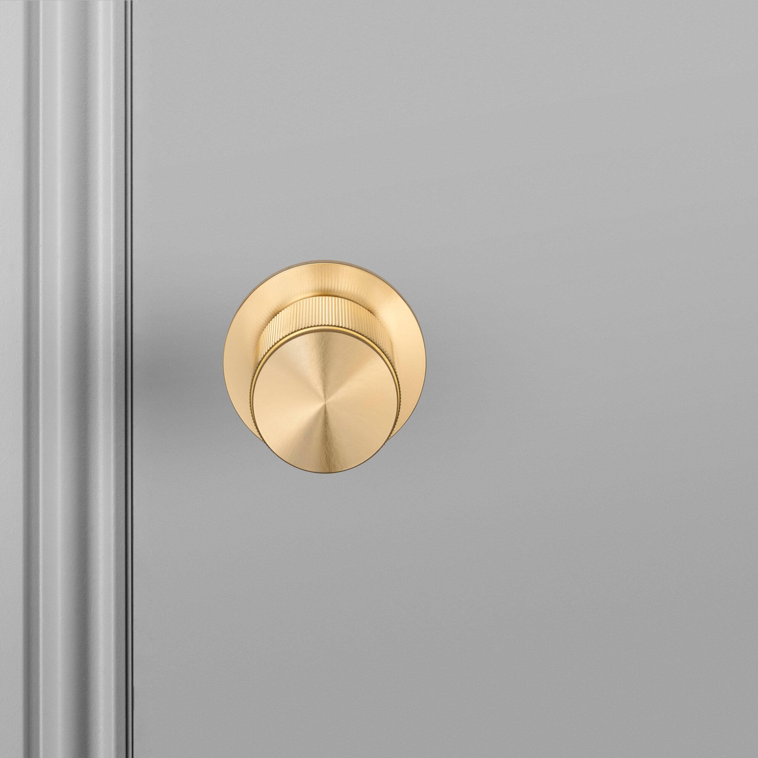 brass door handle