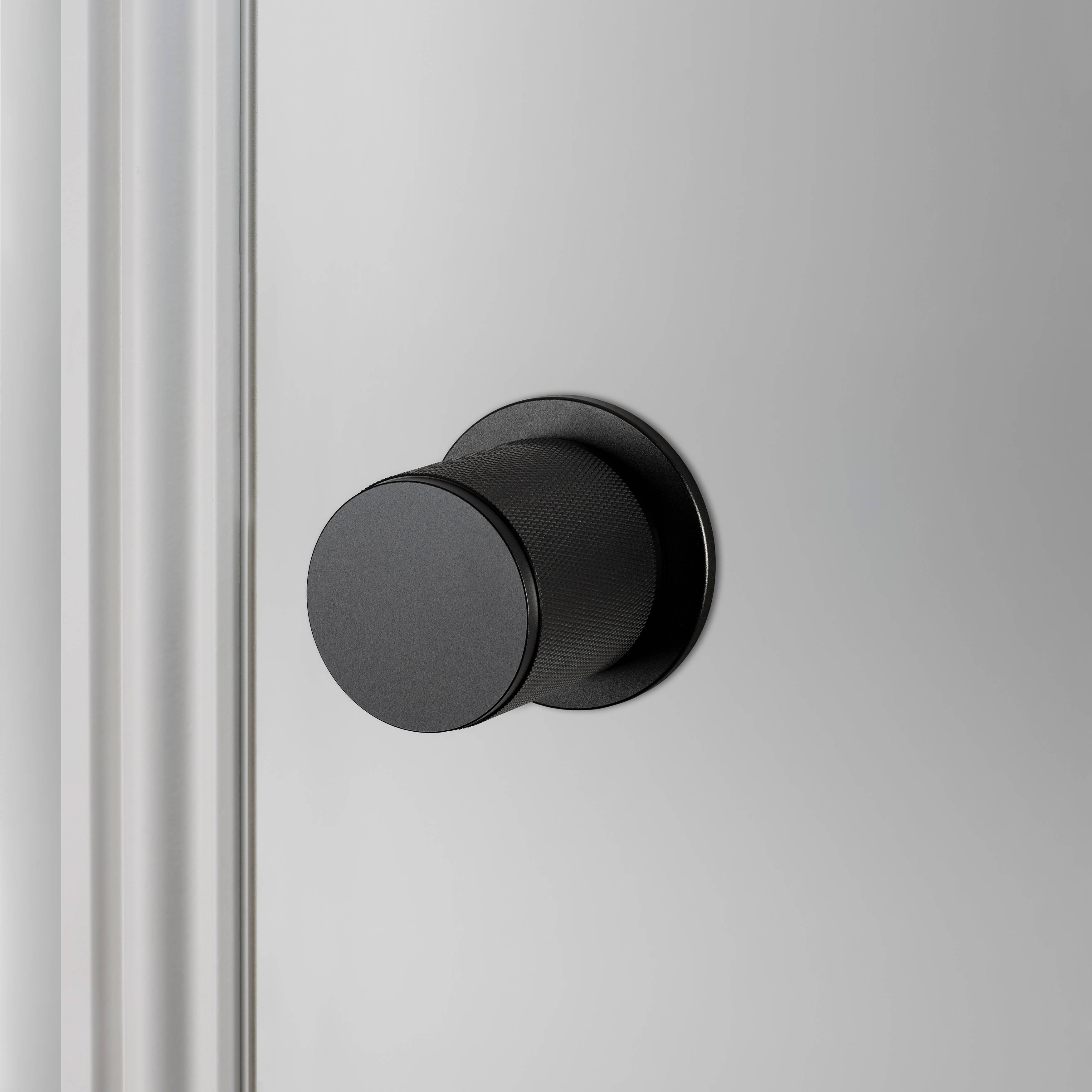 black door handle