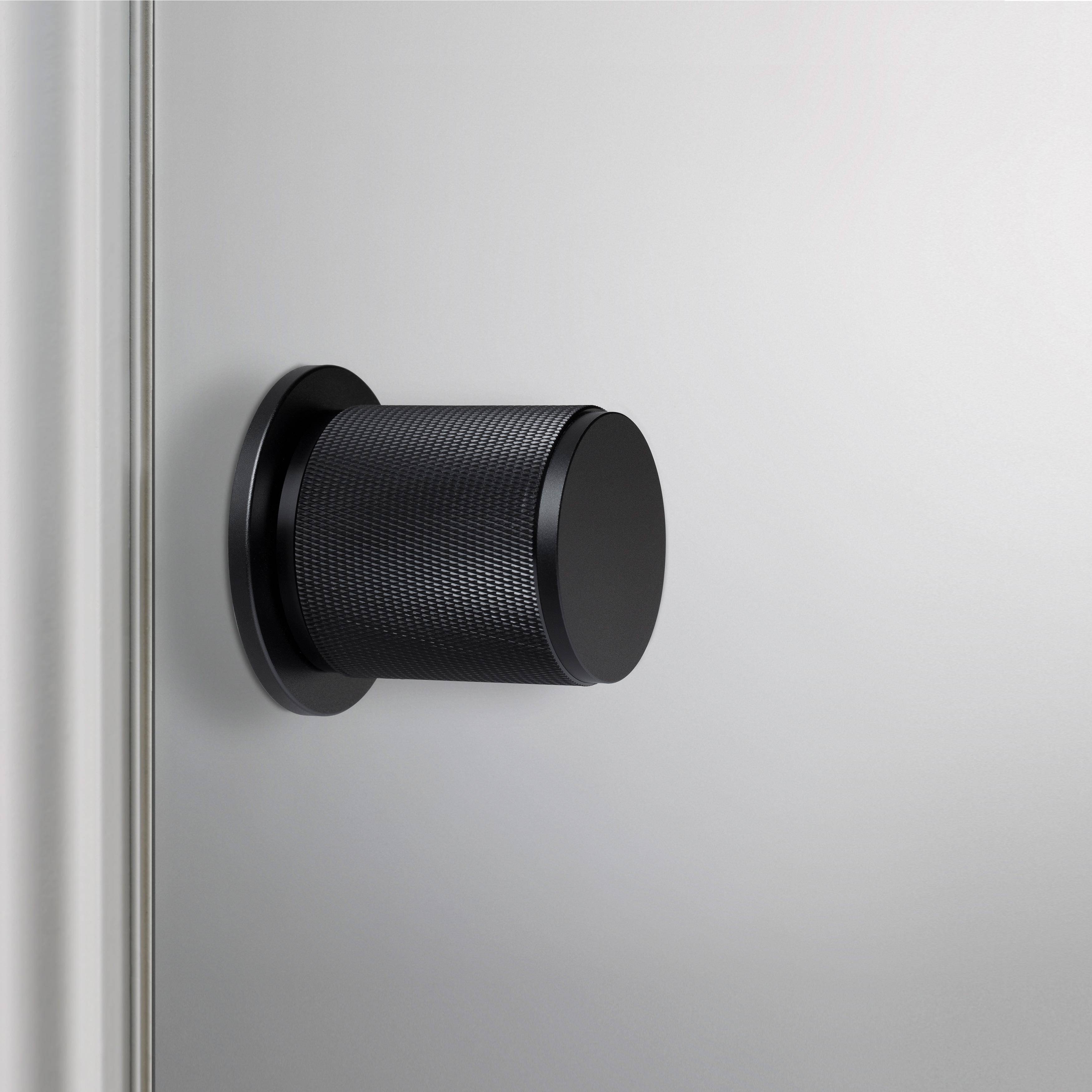 black door handle