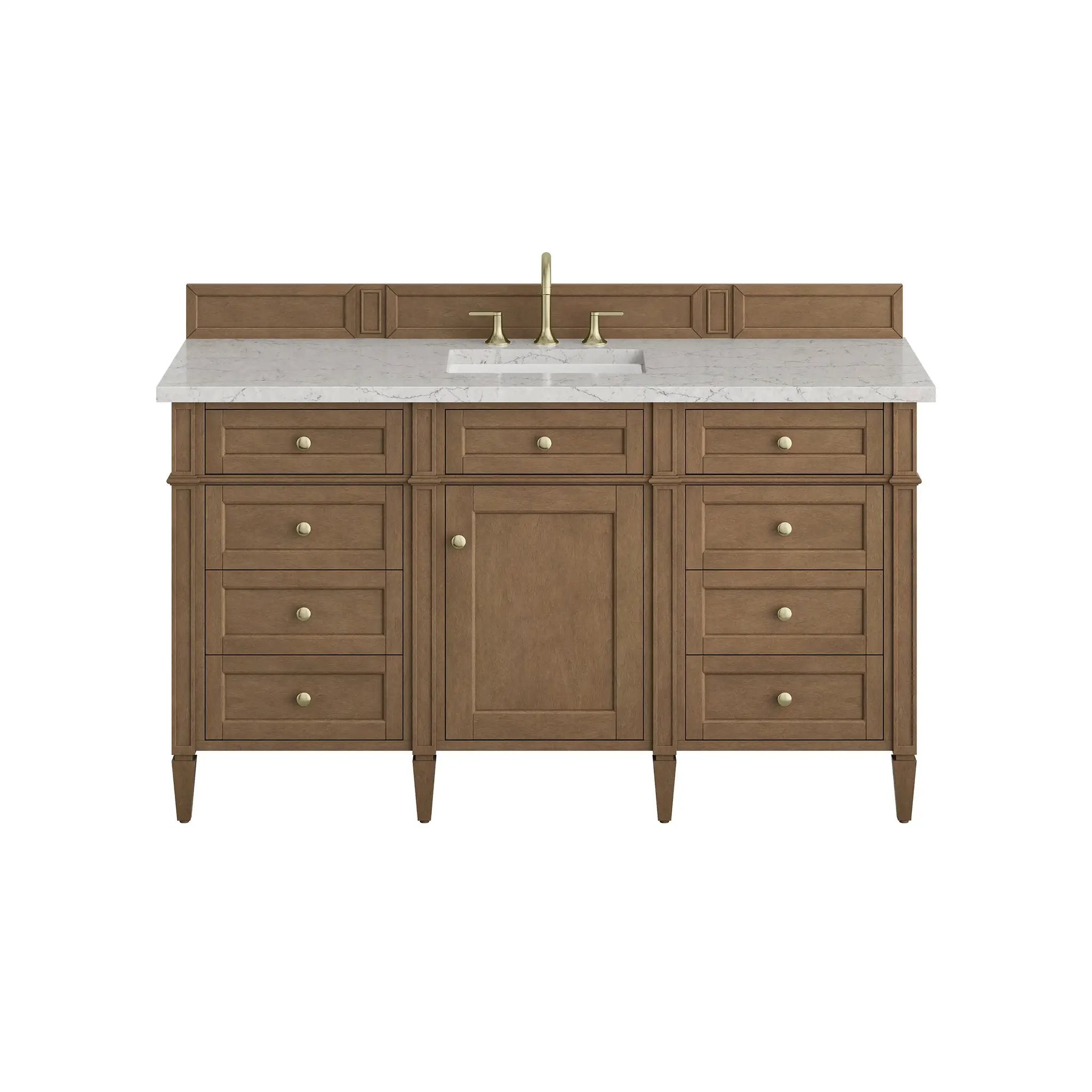 James Martin Brittany 60" Single Vanity Set - Pecan by James Martin Vanities