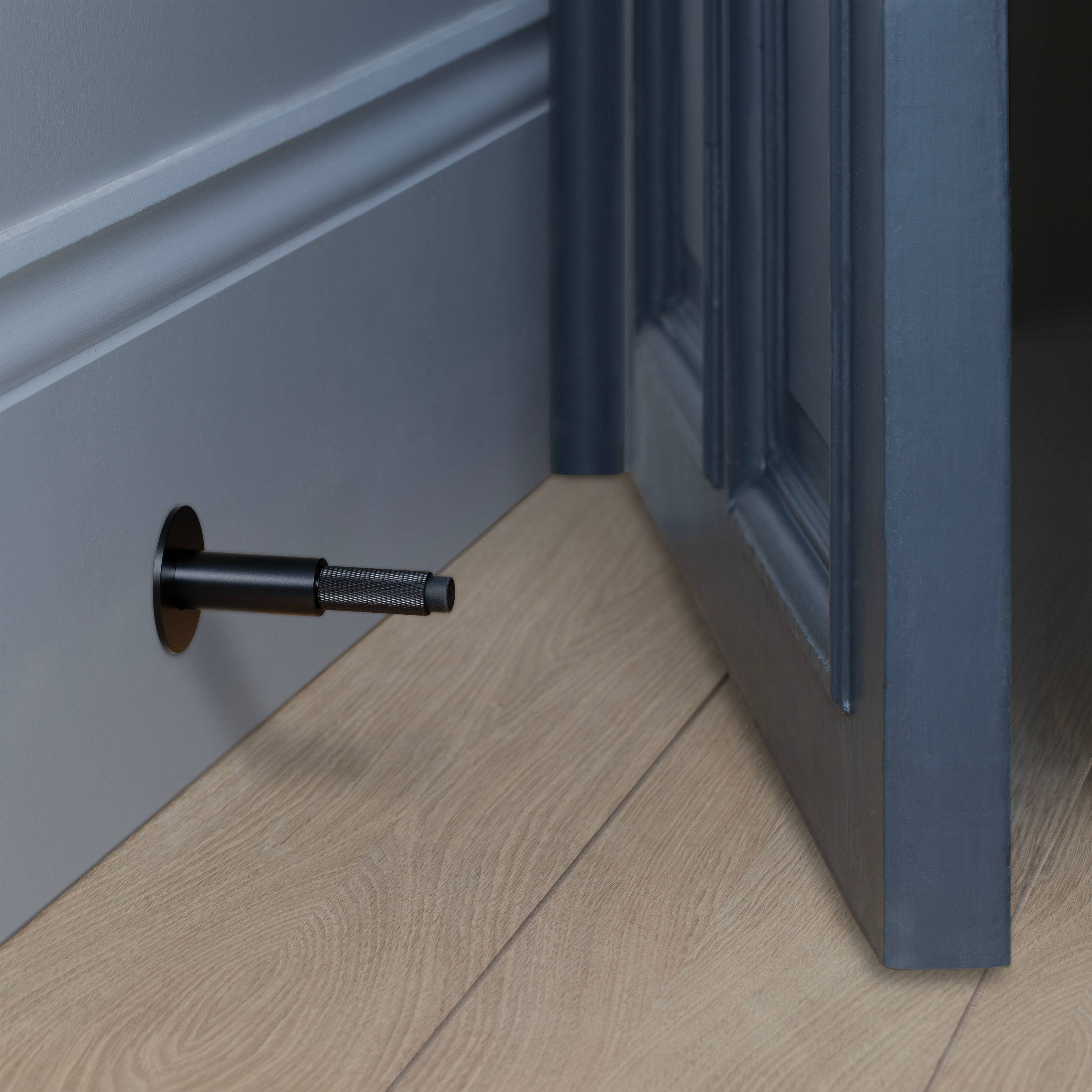 black door stop