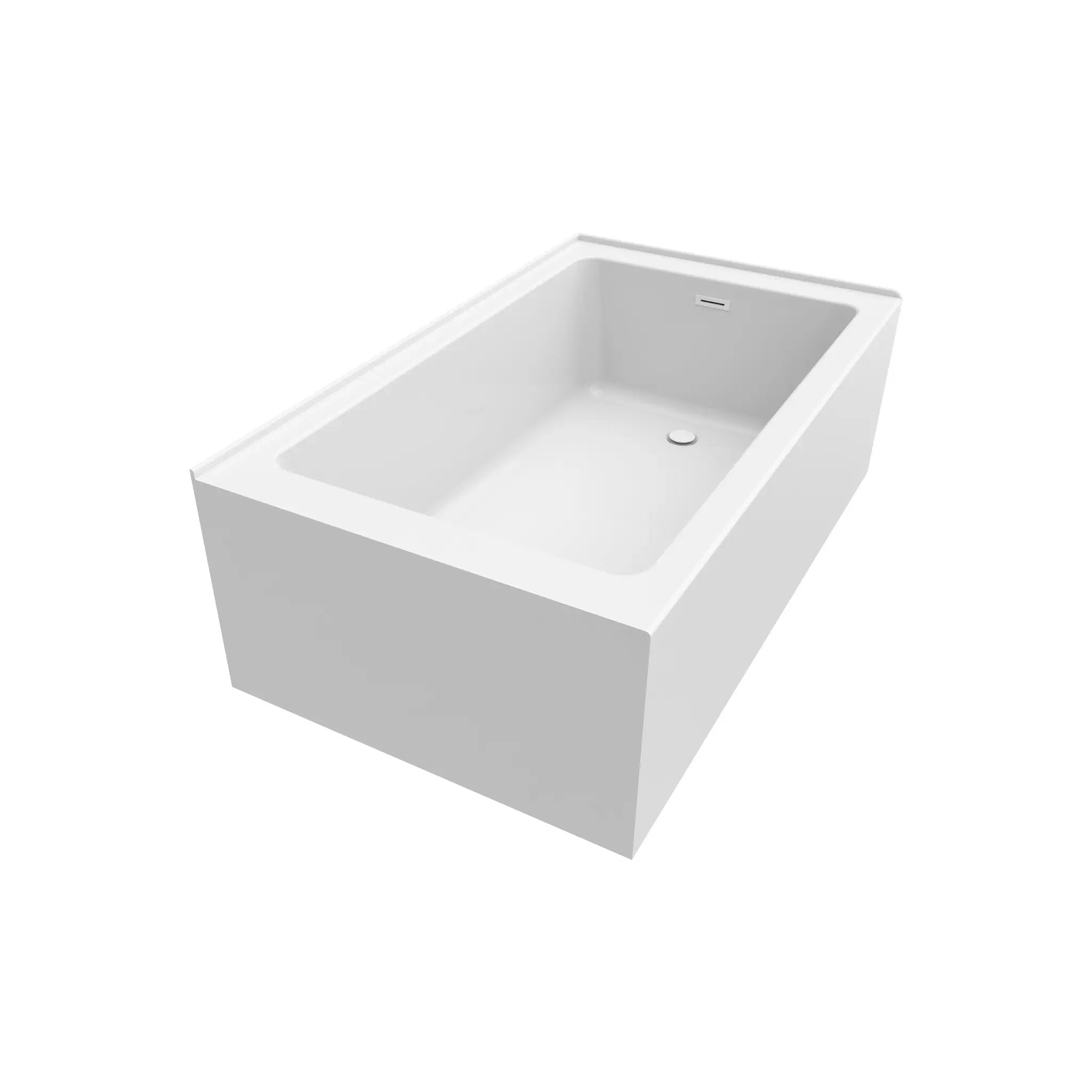 white bathtub