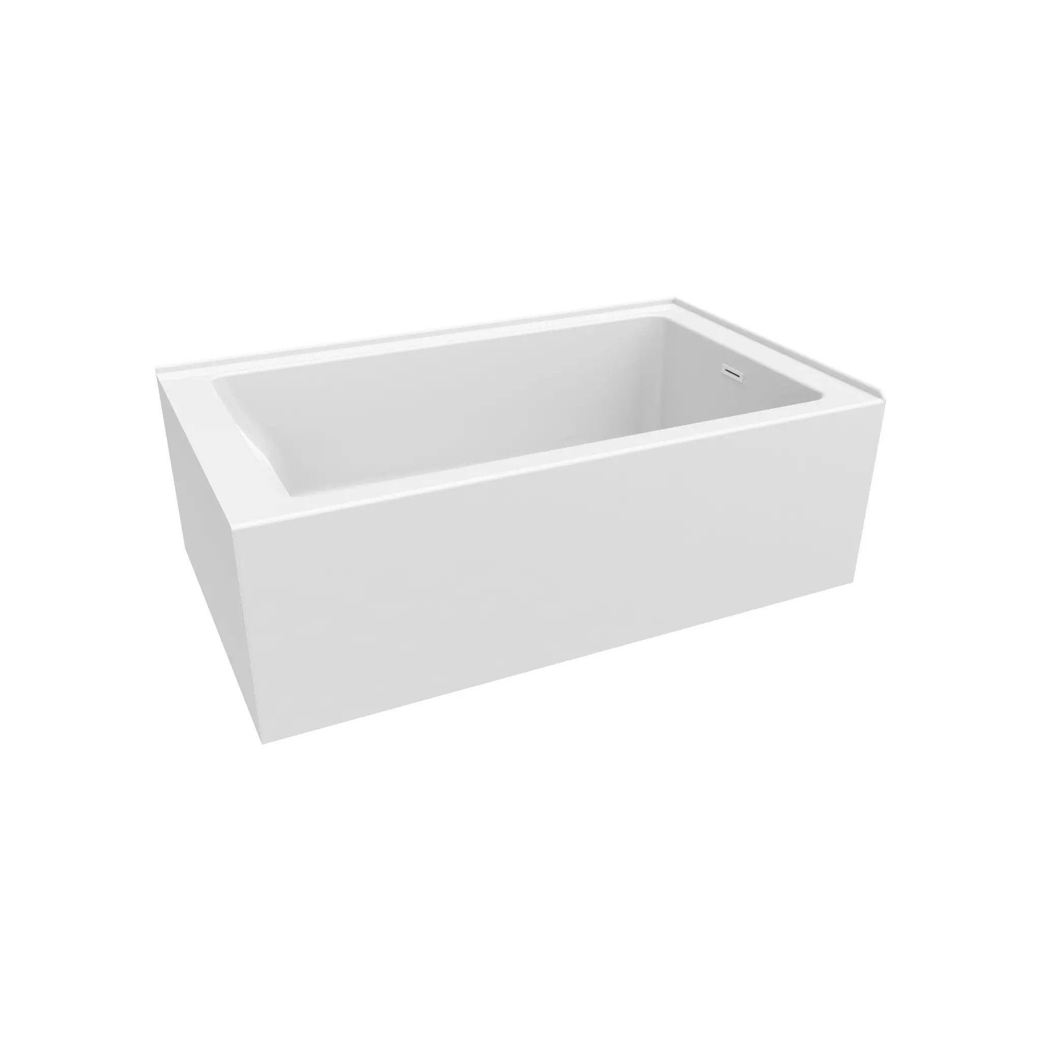 white bathtub
