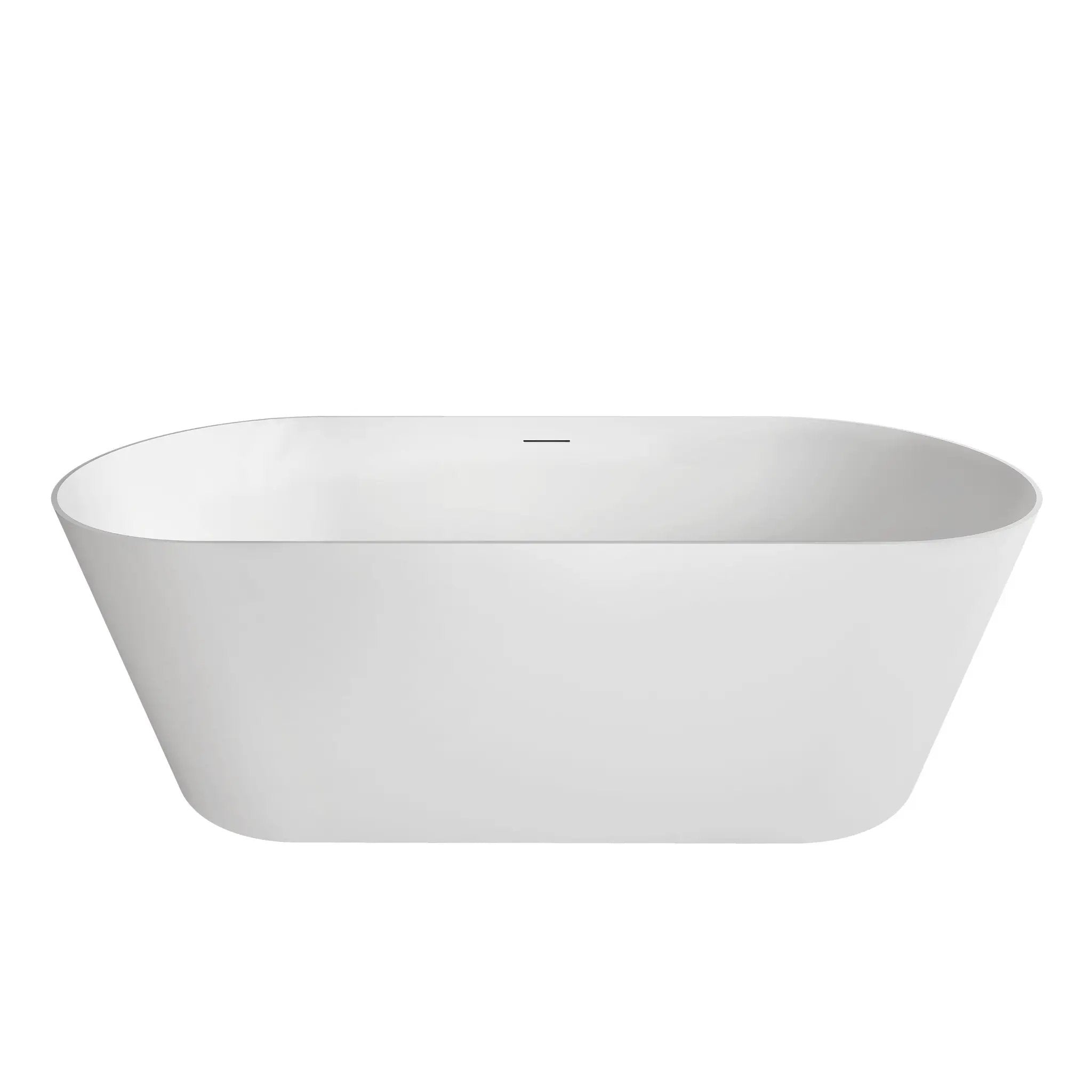 matte white bathtub