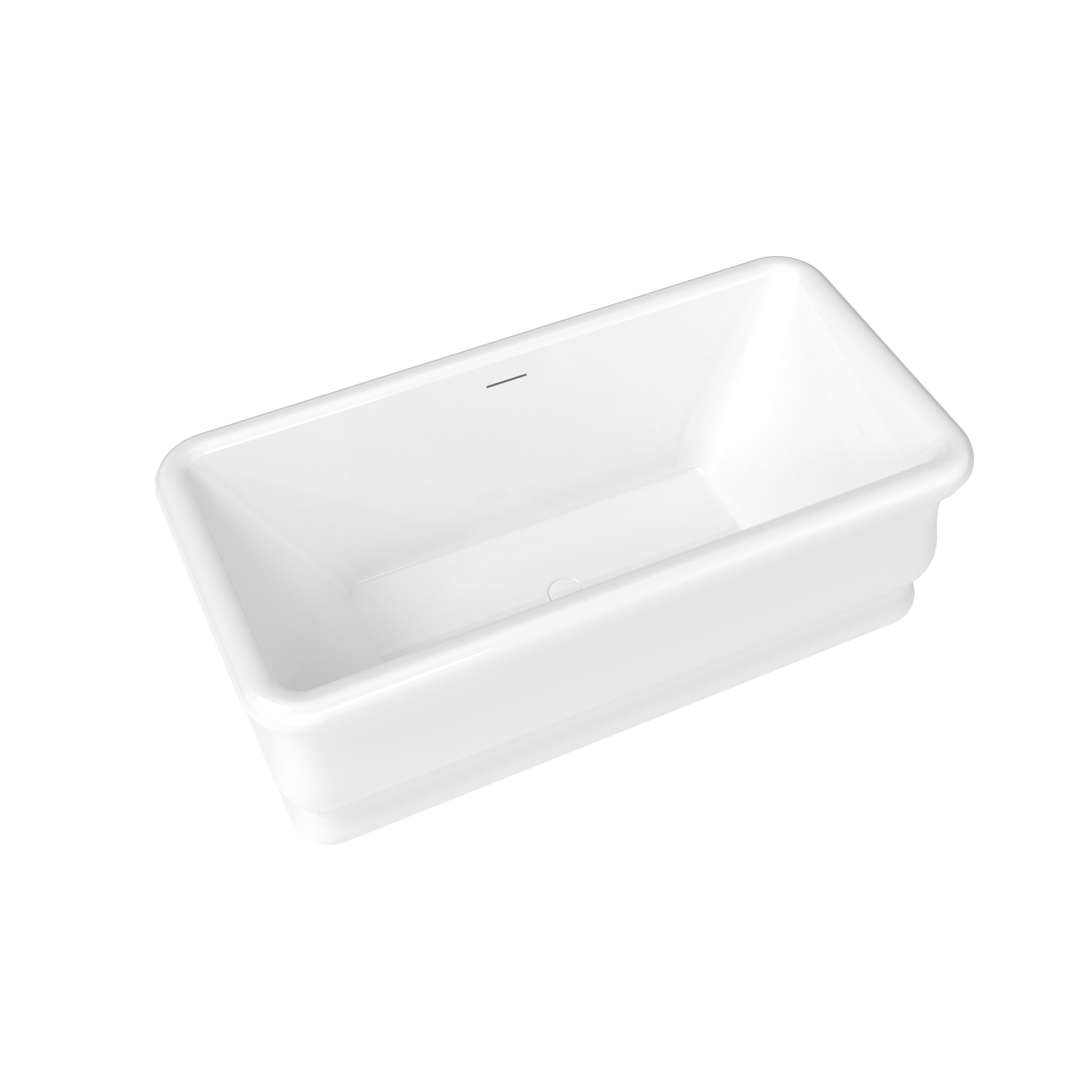 white bathtub