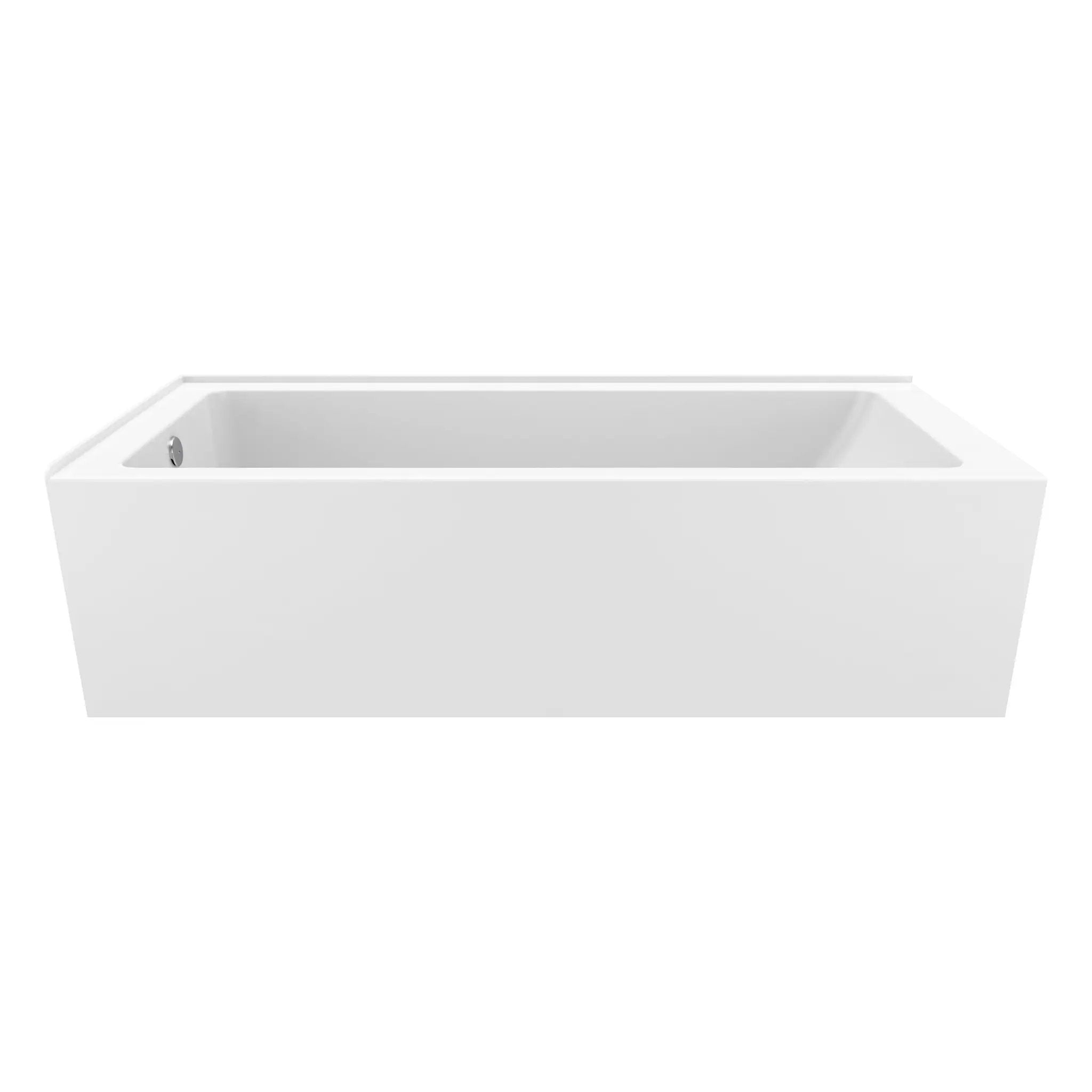white bathtub