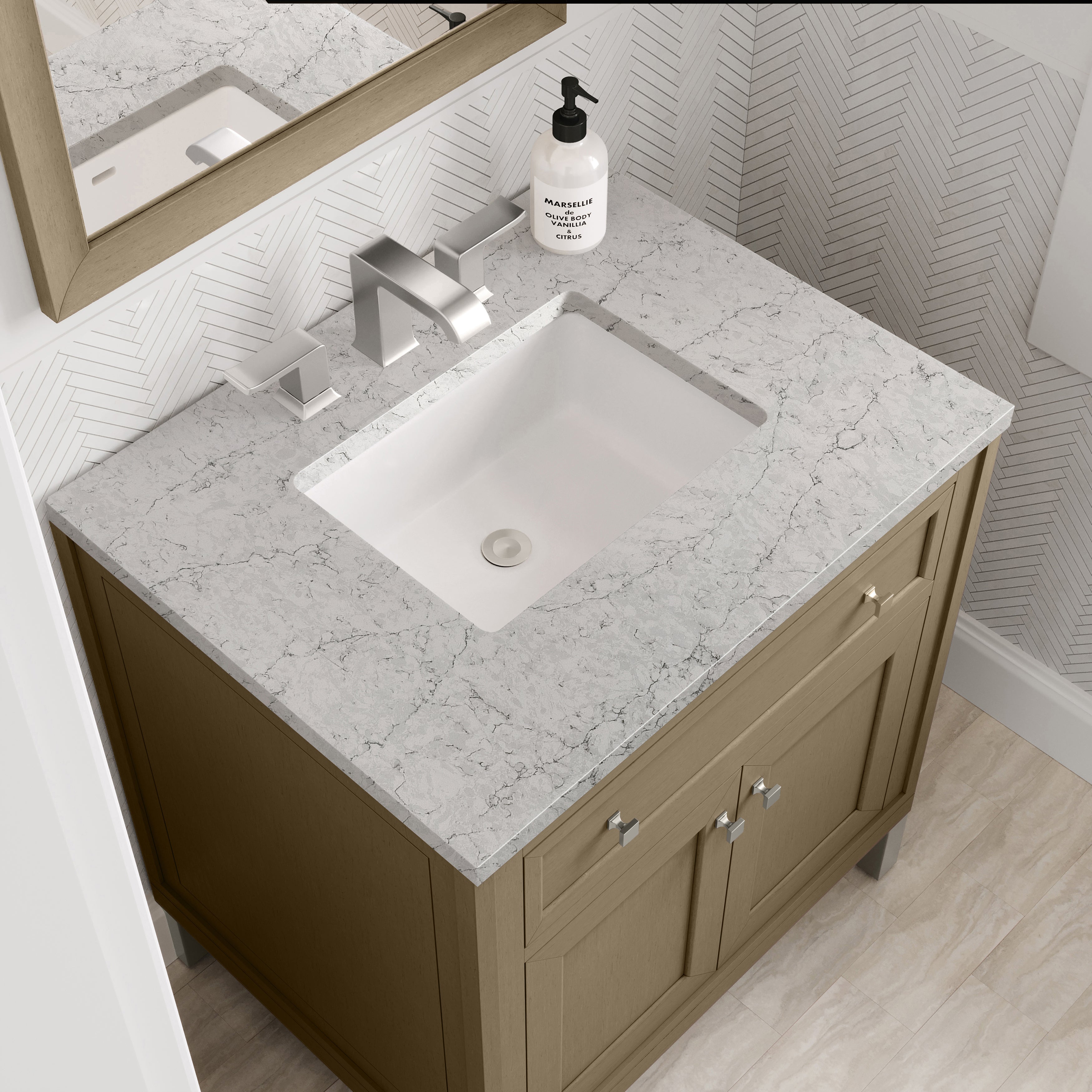 walnut whisper vanity