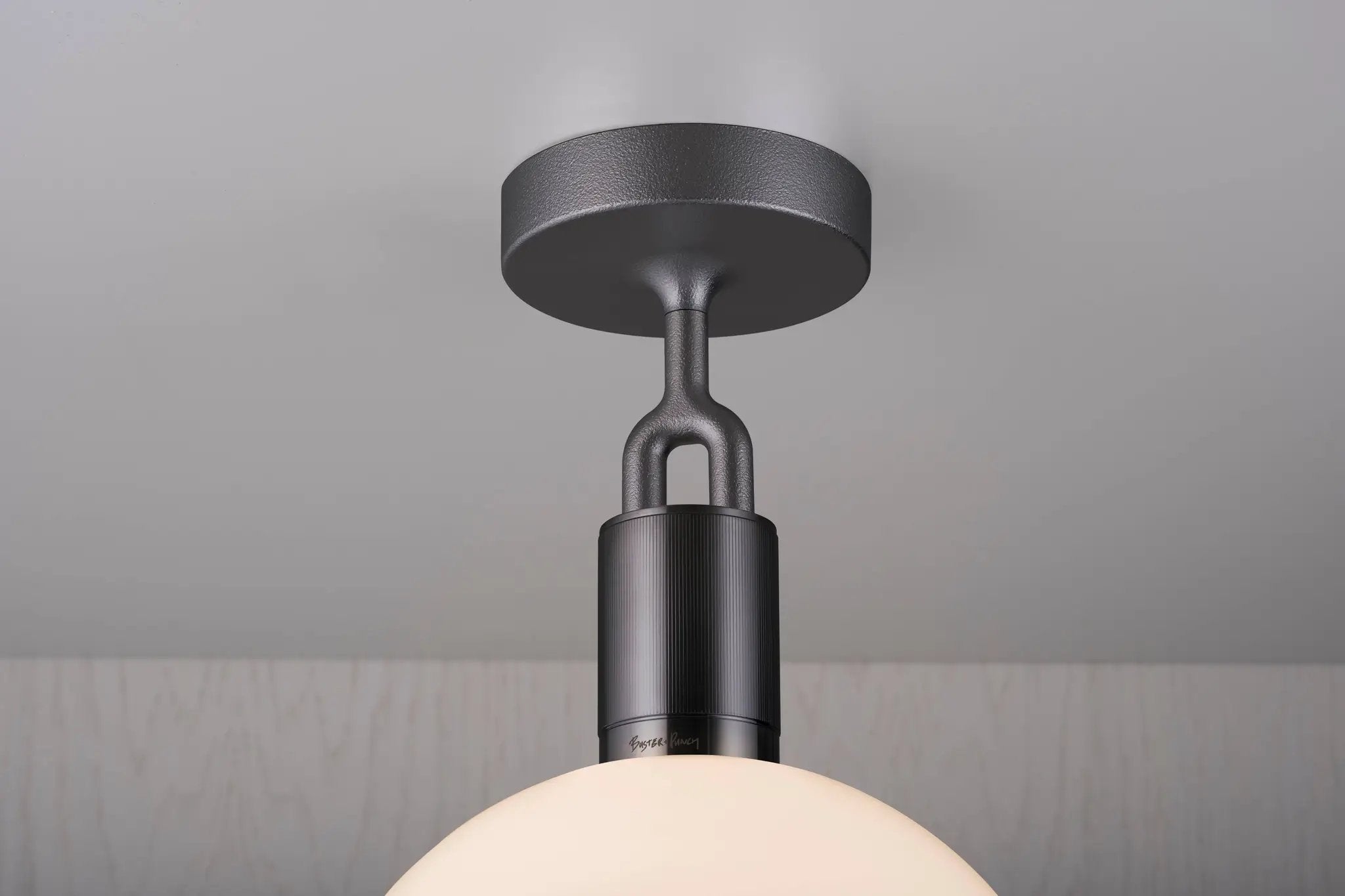 Gun Metal Ceiling Light