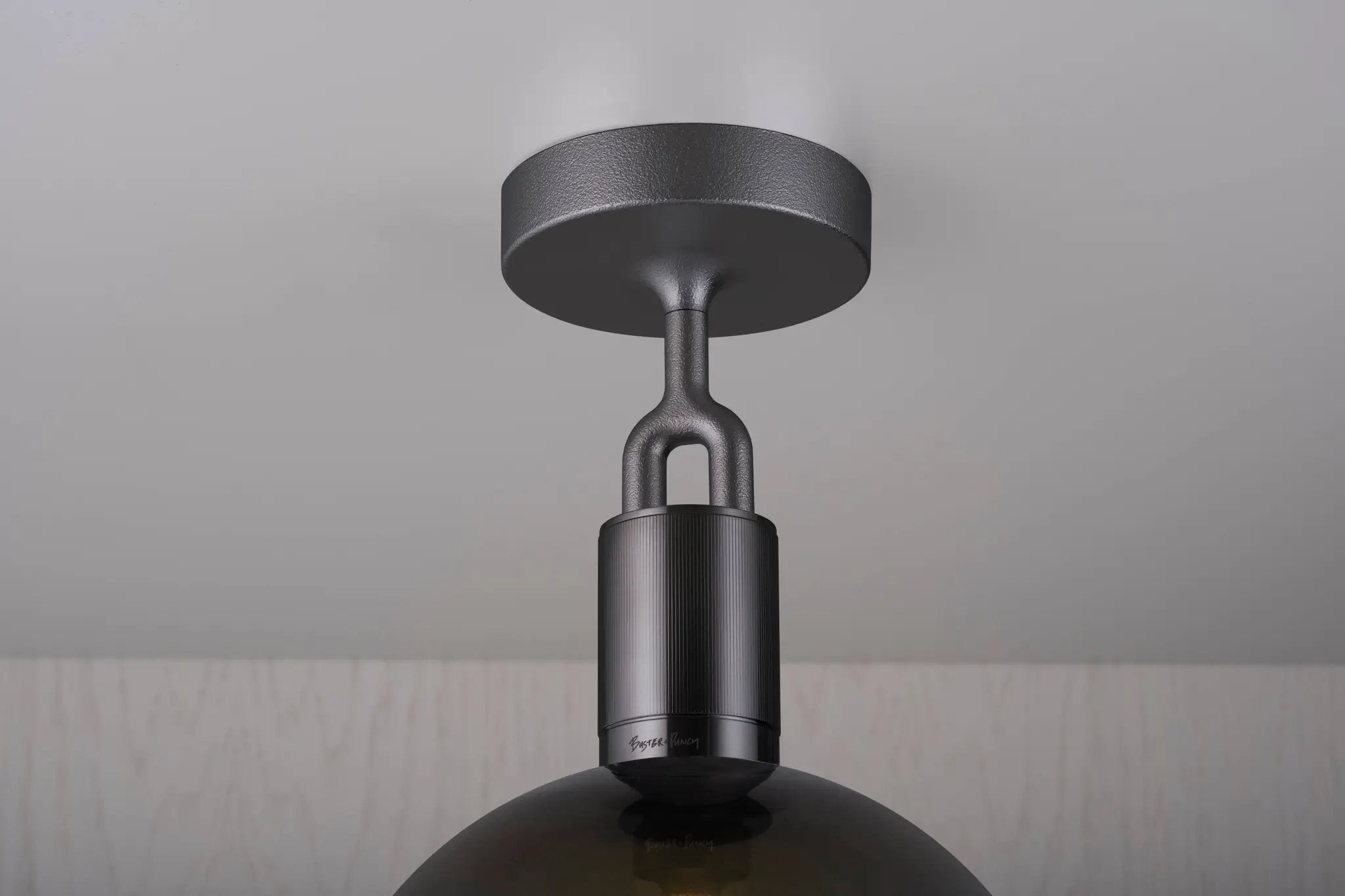 Gun Metal Ceiling Light