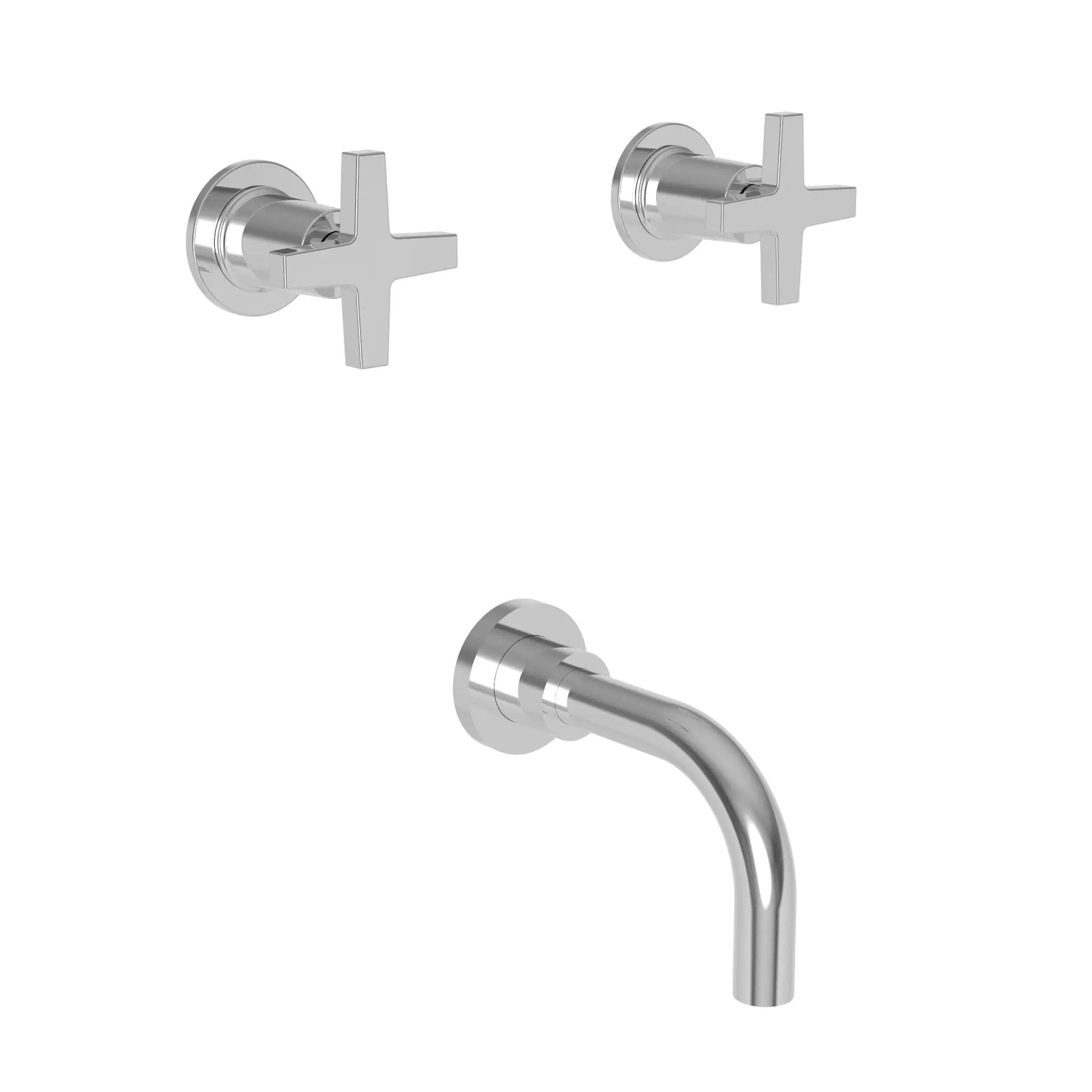 polished chrome tub faucet