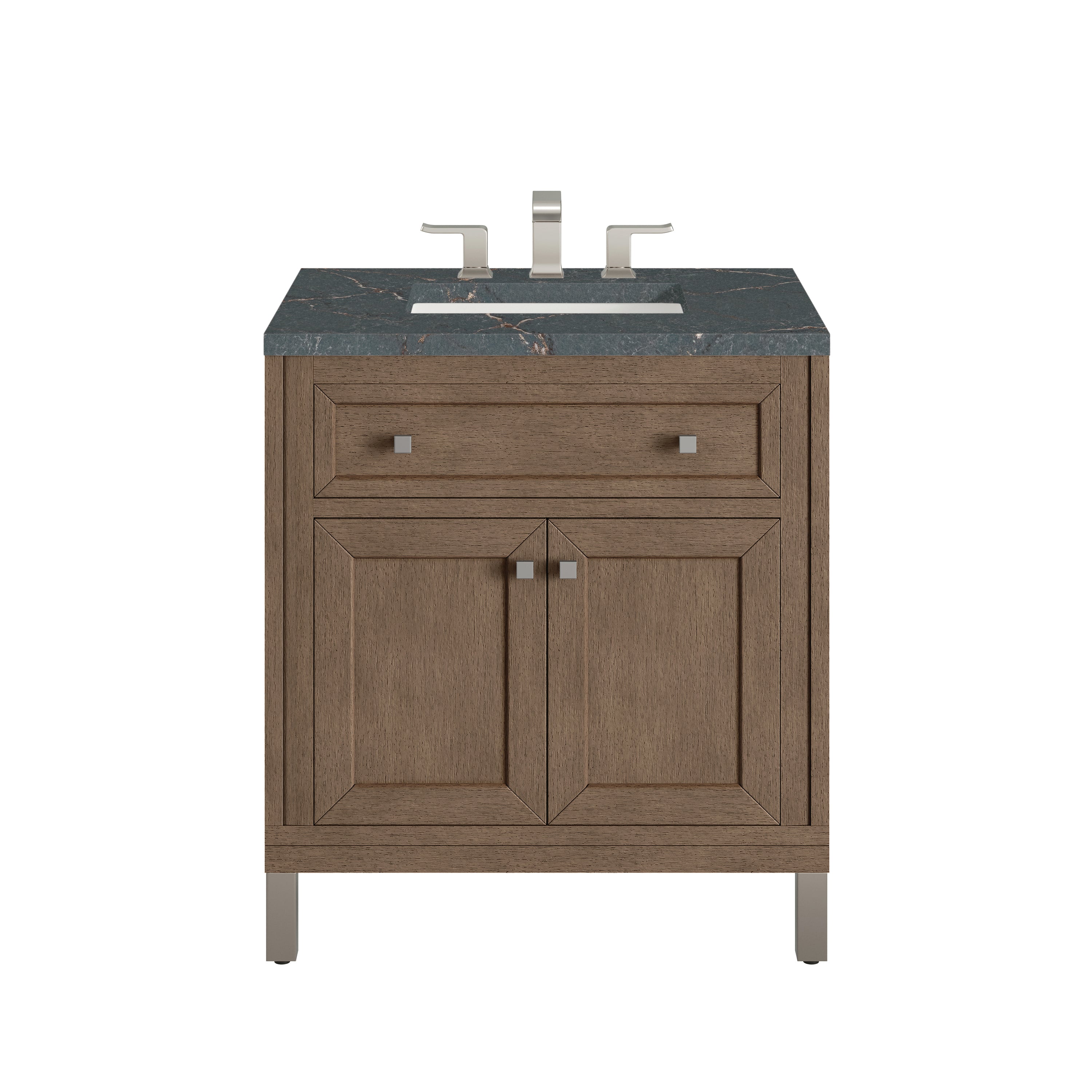 James Martin Vanities Chicago 30" Single Vanity - Whitewashed Walnut