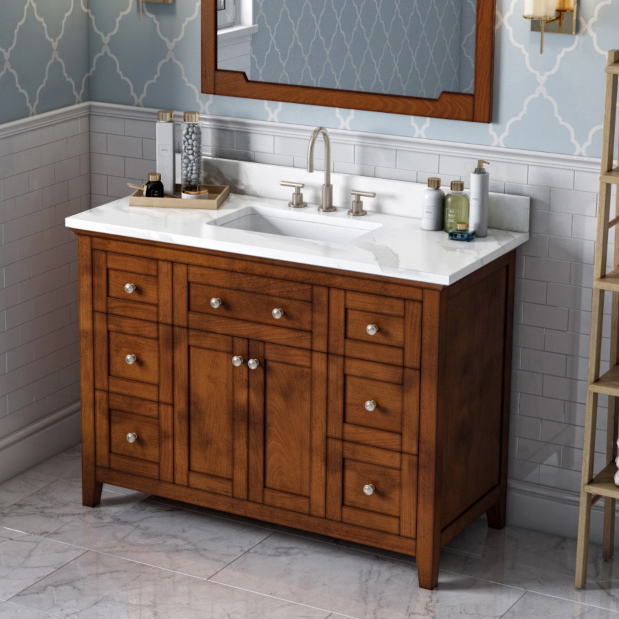 Jeffrey Alexander 48" Chatham Vanity Set