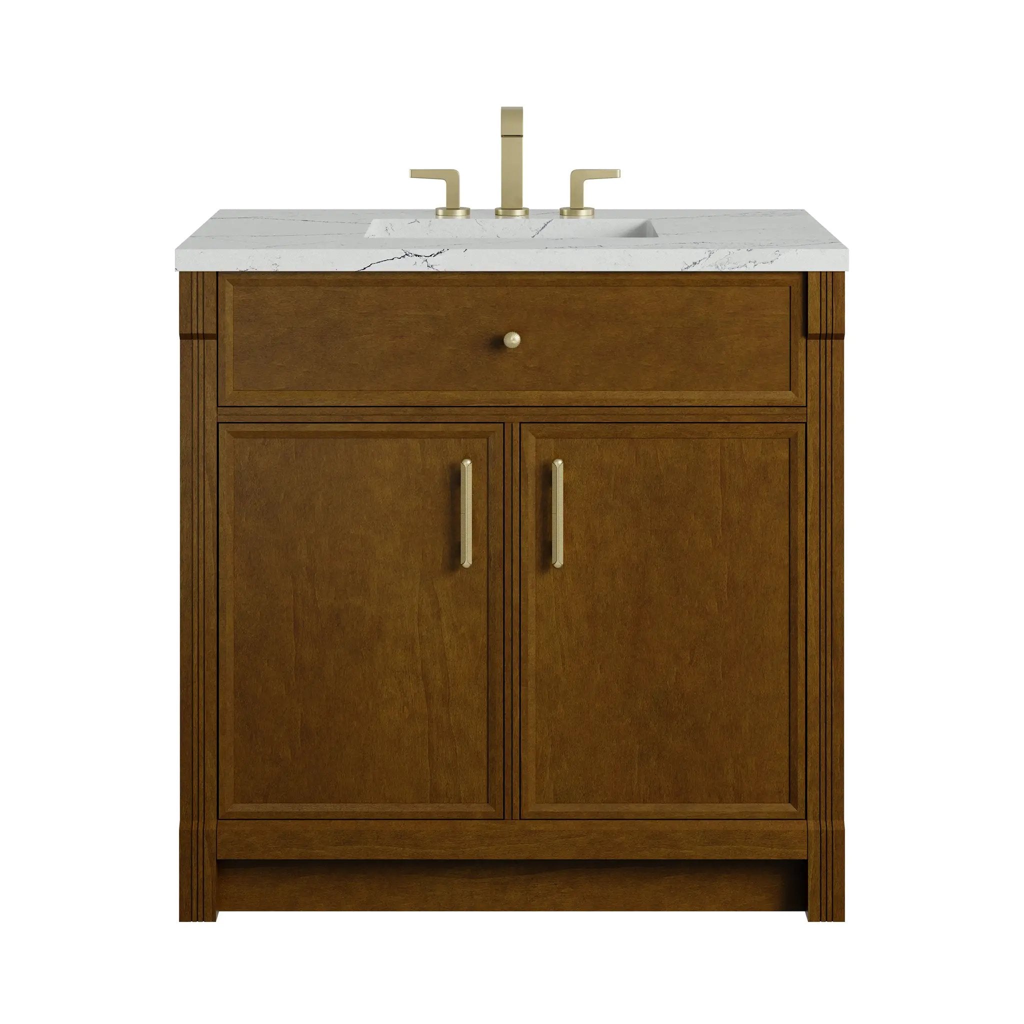 James Martin Bellshire 36" Single Vanity Set - Honey Oak by James Martin Vanities