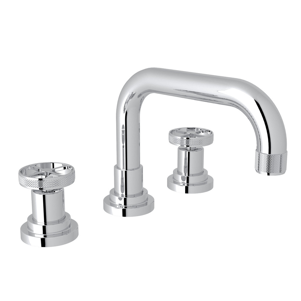 polished chrome bathroom faucet