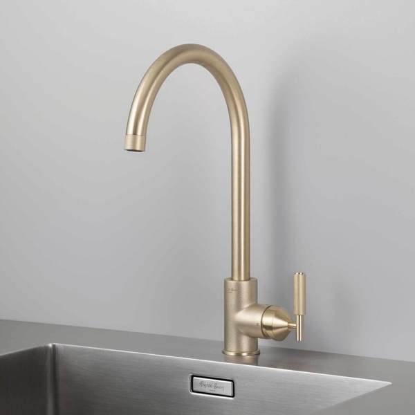 brass kitchen faucet