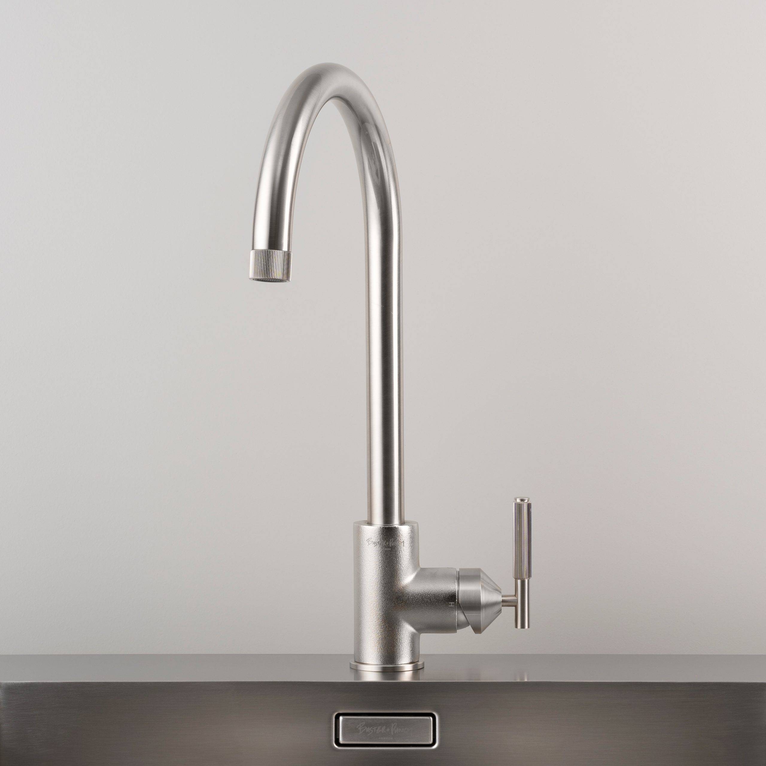 steel kitchen faucet