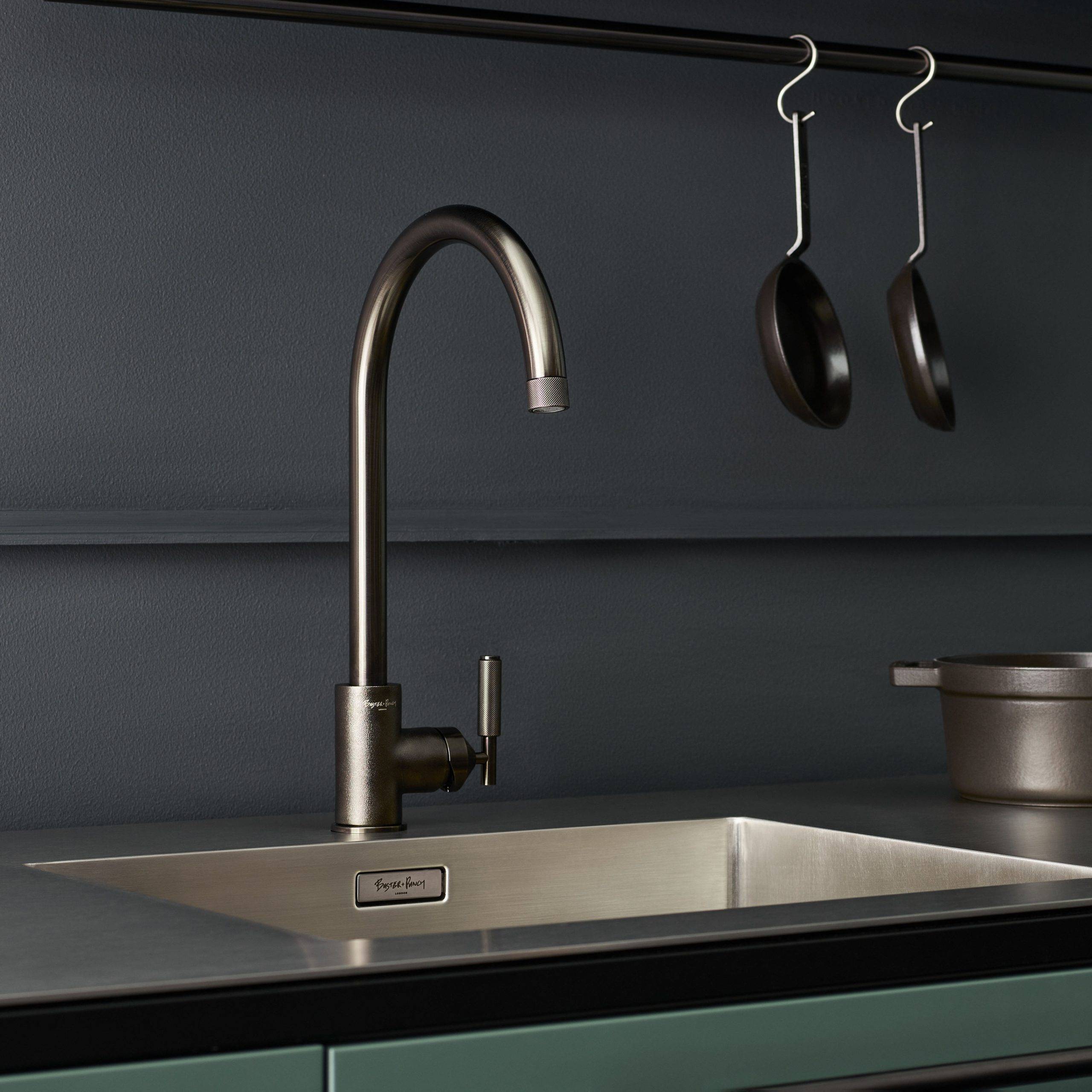 gun metal kitchen faucet