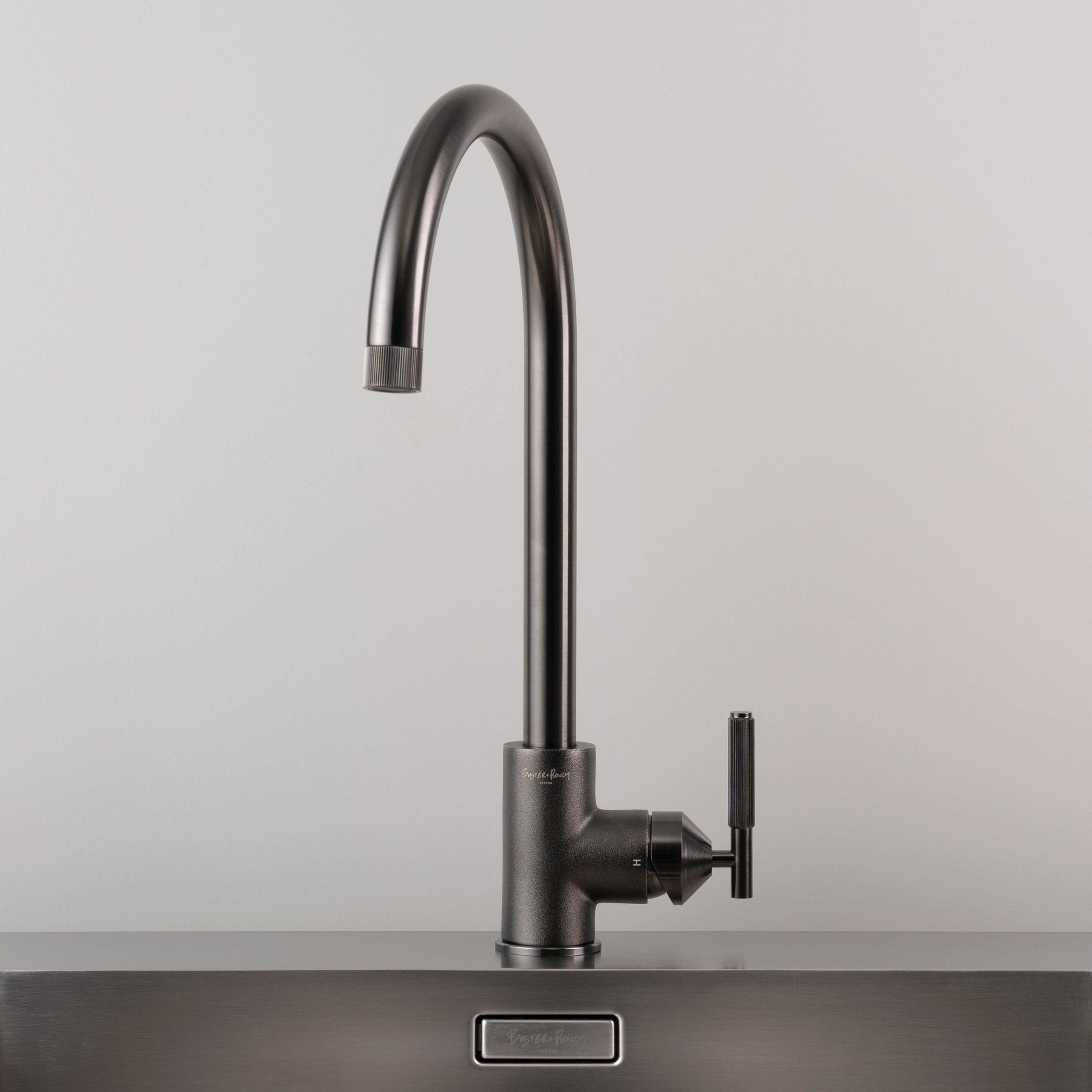 gun metal kitchen faucet