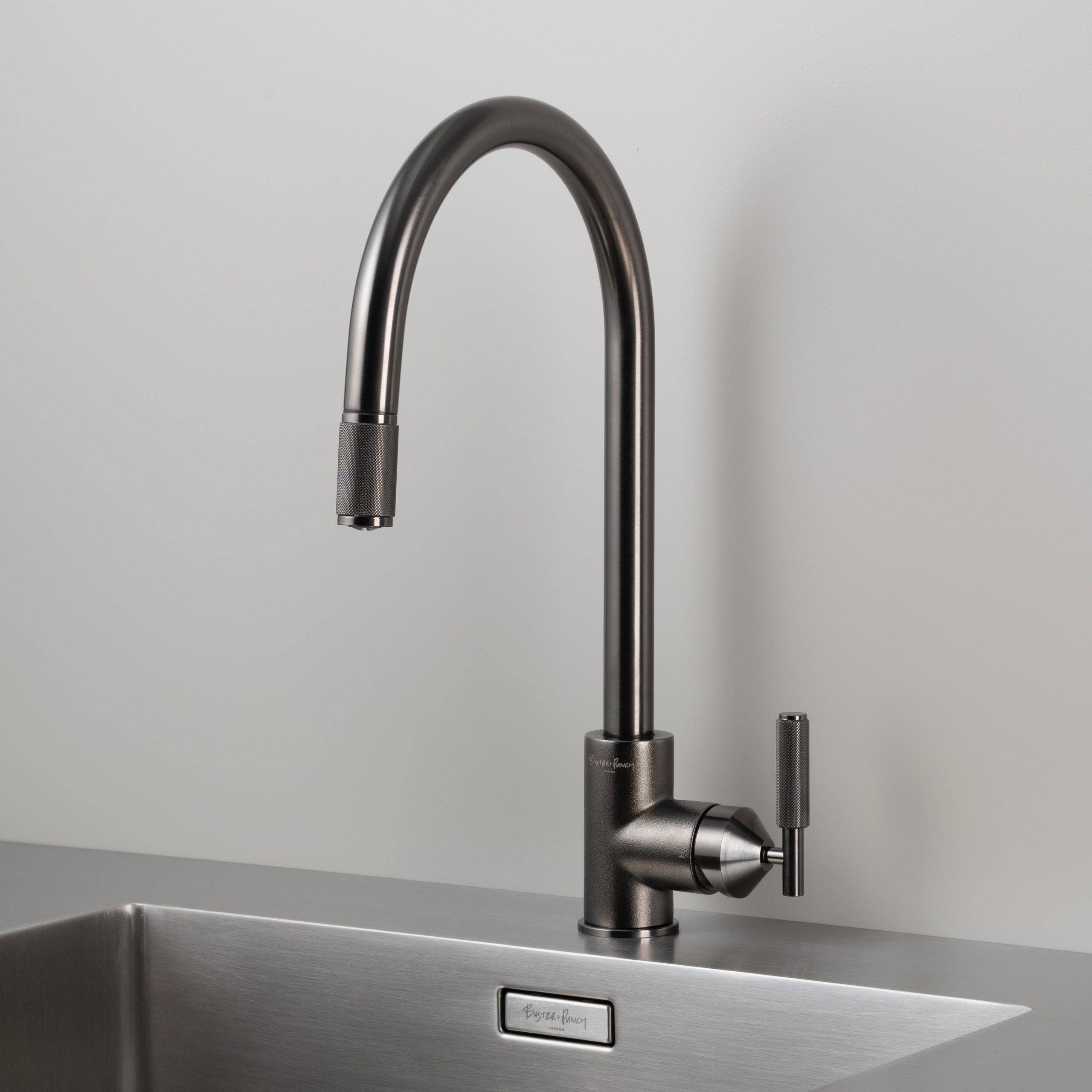 gun metal kitchen faucet