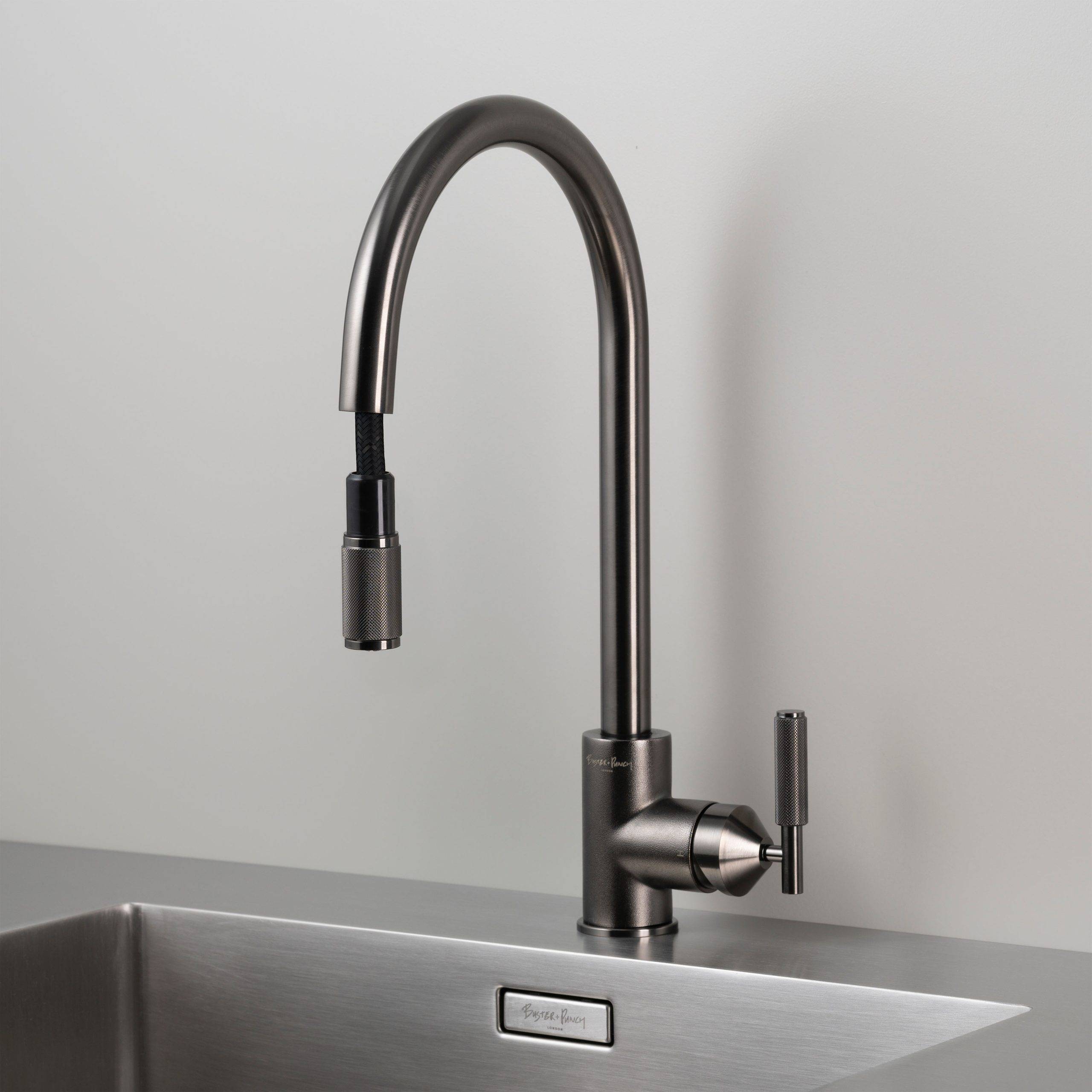 gun metal kitchen faucet