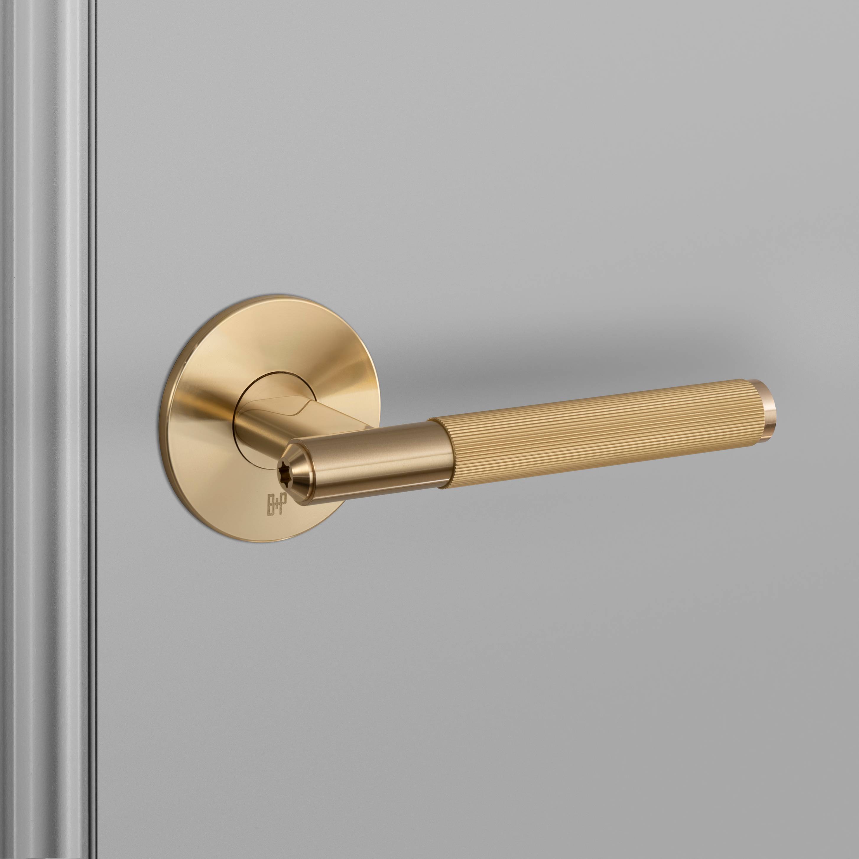 brass door handle