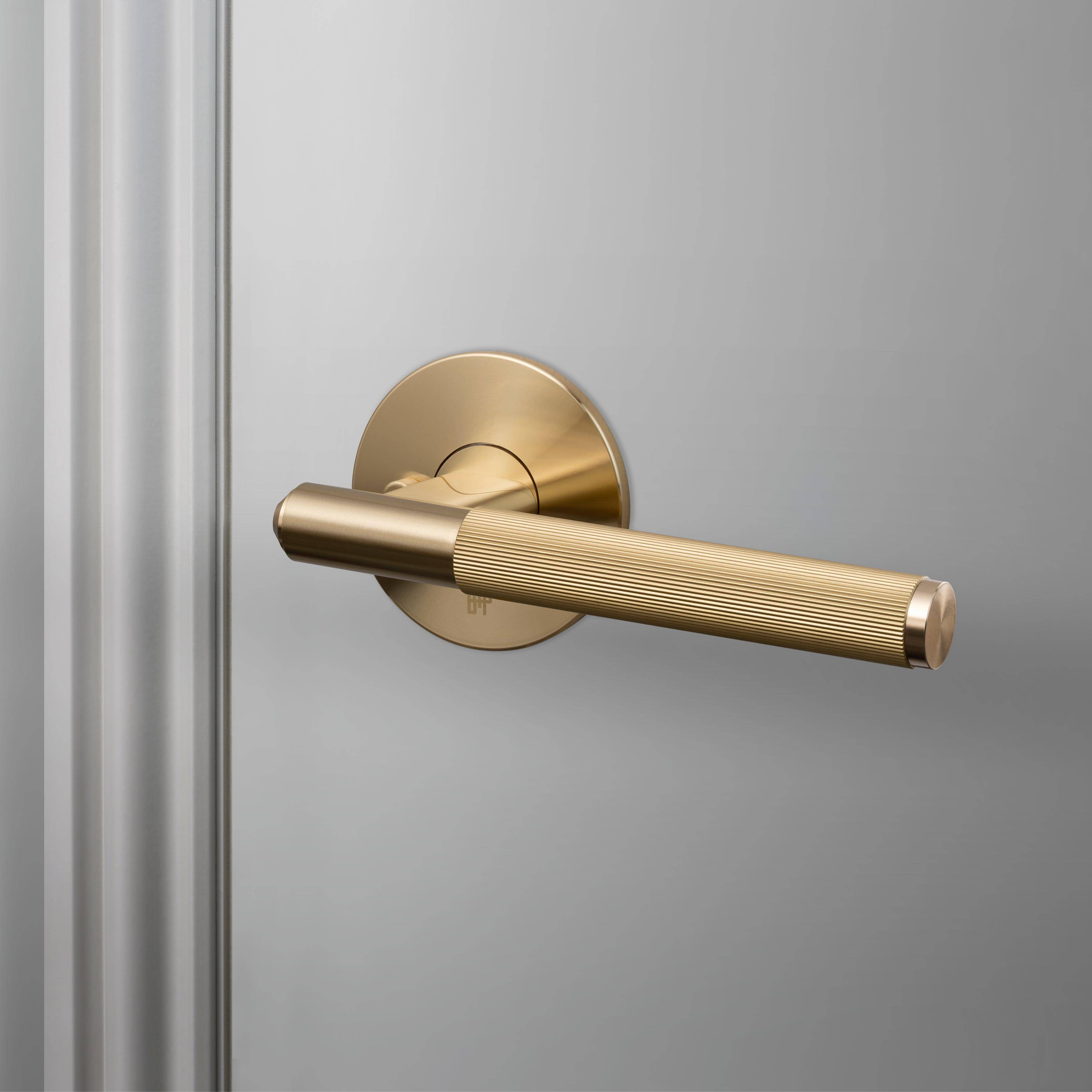 brass door handle