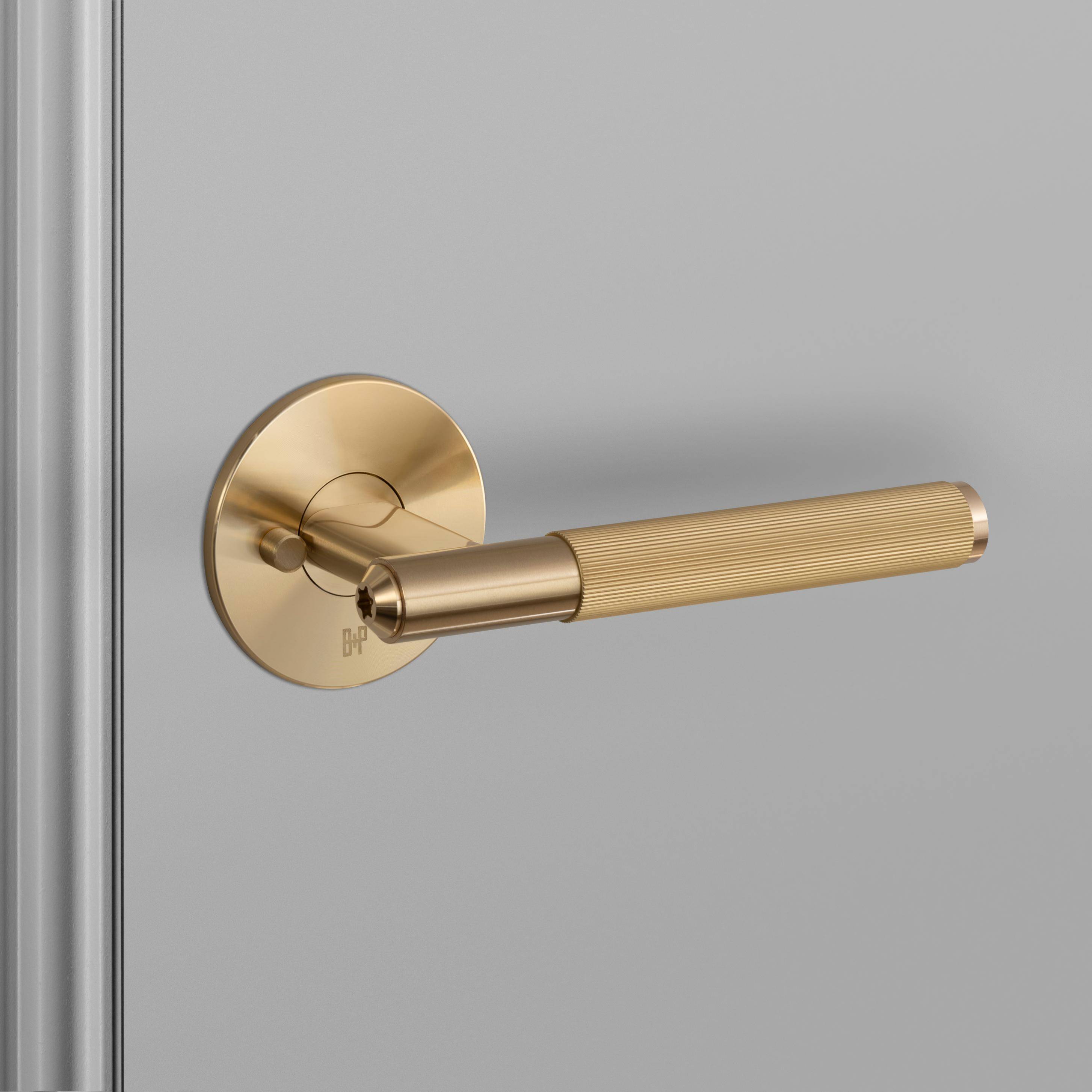 brass door handle