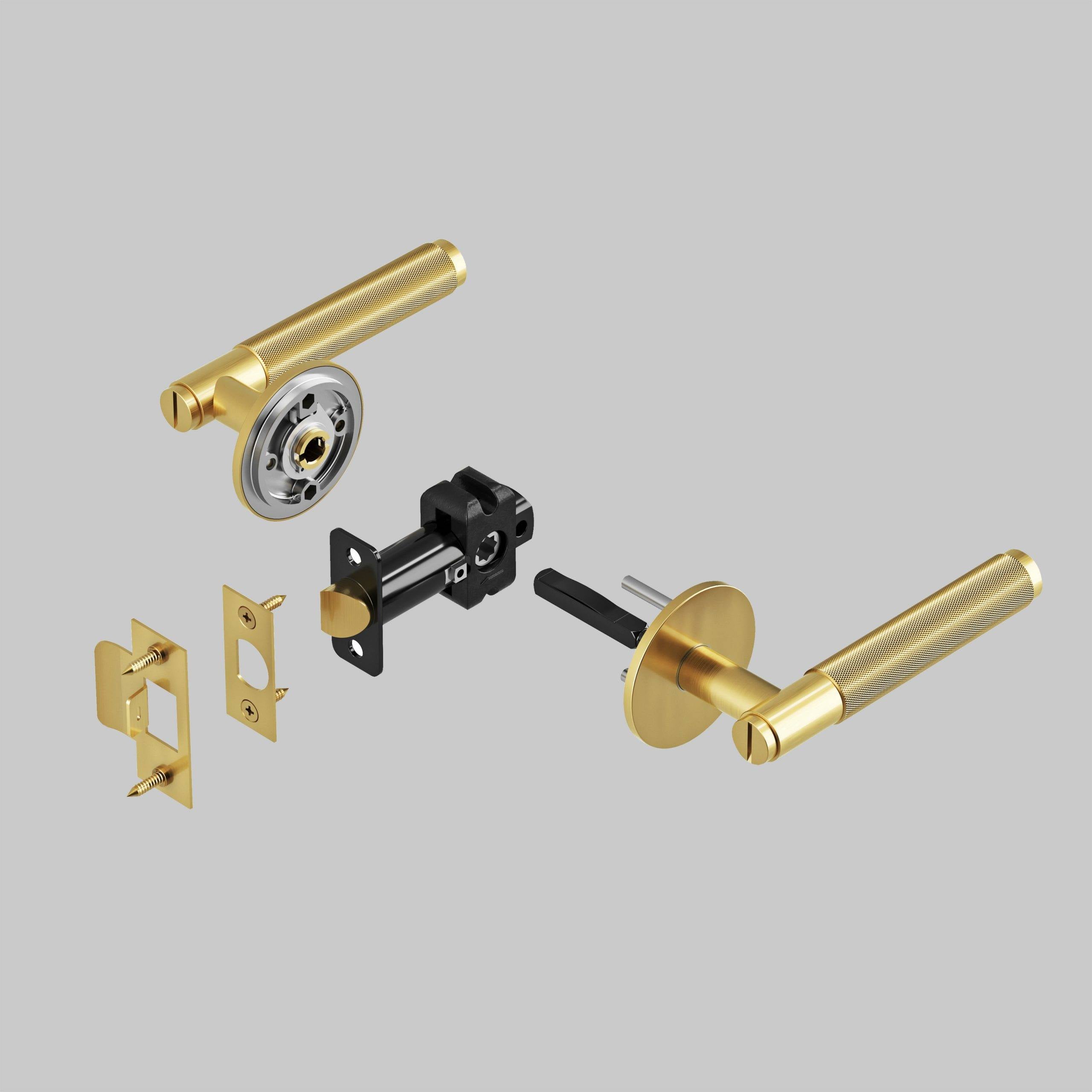 brass thumbturn lock