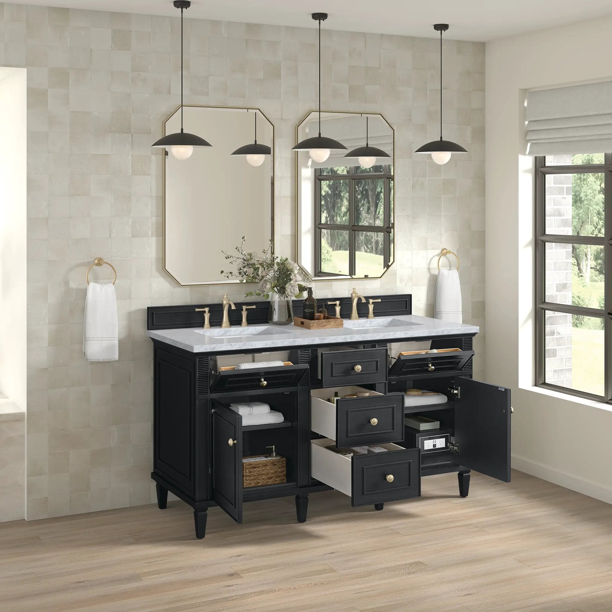 black onyx vanity
