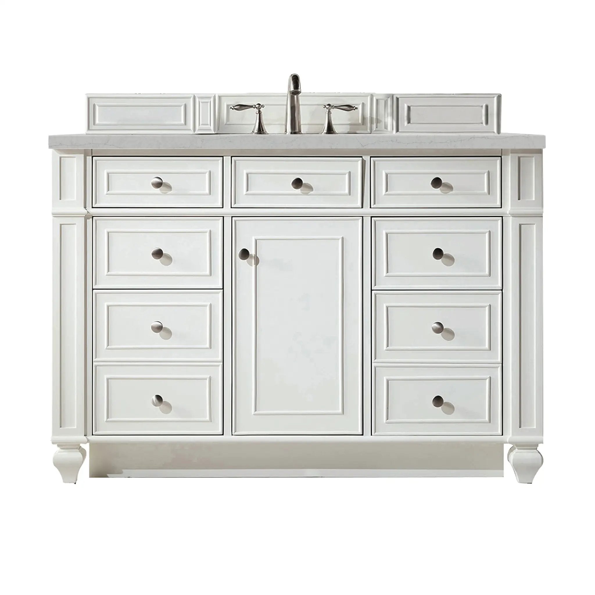 James Martin Bristol 48" Single Vanity Set - Bright White by James Martin Vanities