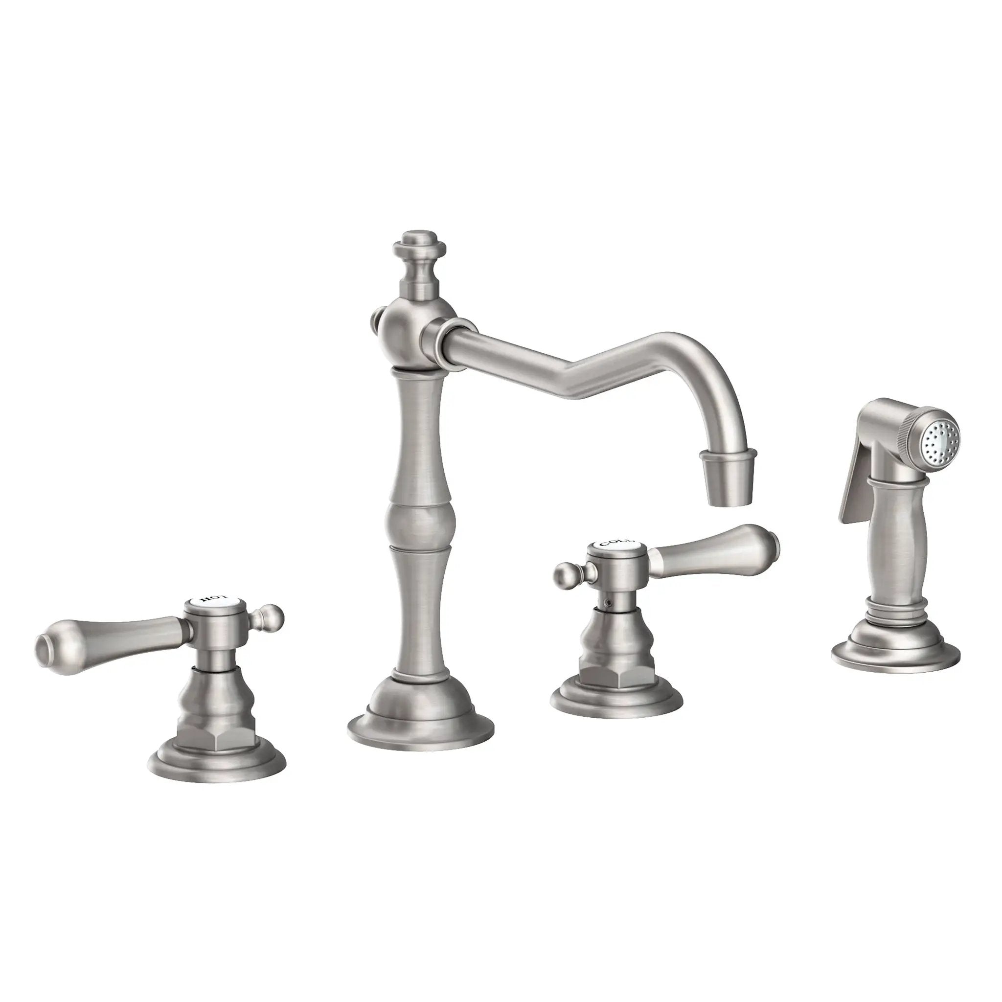 Newport Brass Chesterfield Kitchen Faucet with Side Spray by Newport Brass