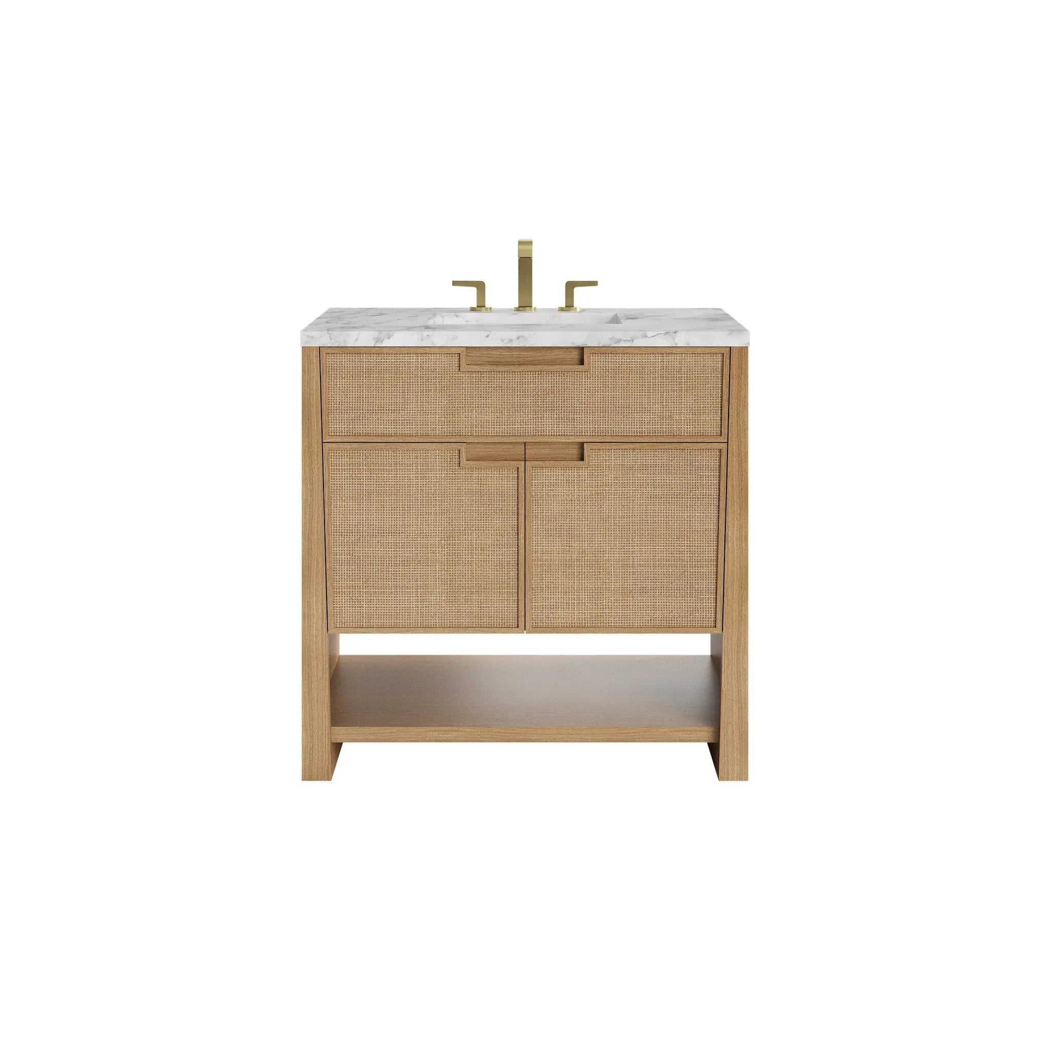 James Martin Solene 36" Single Vanity Set - Seaside Oak by James Martin Vanities