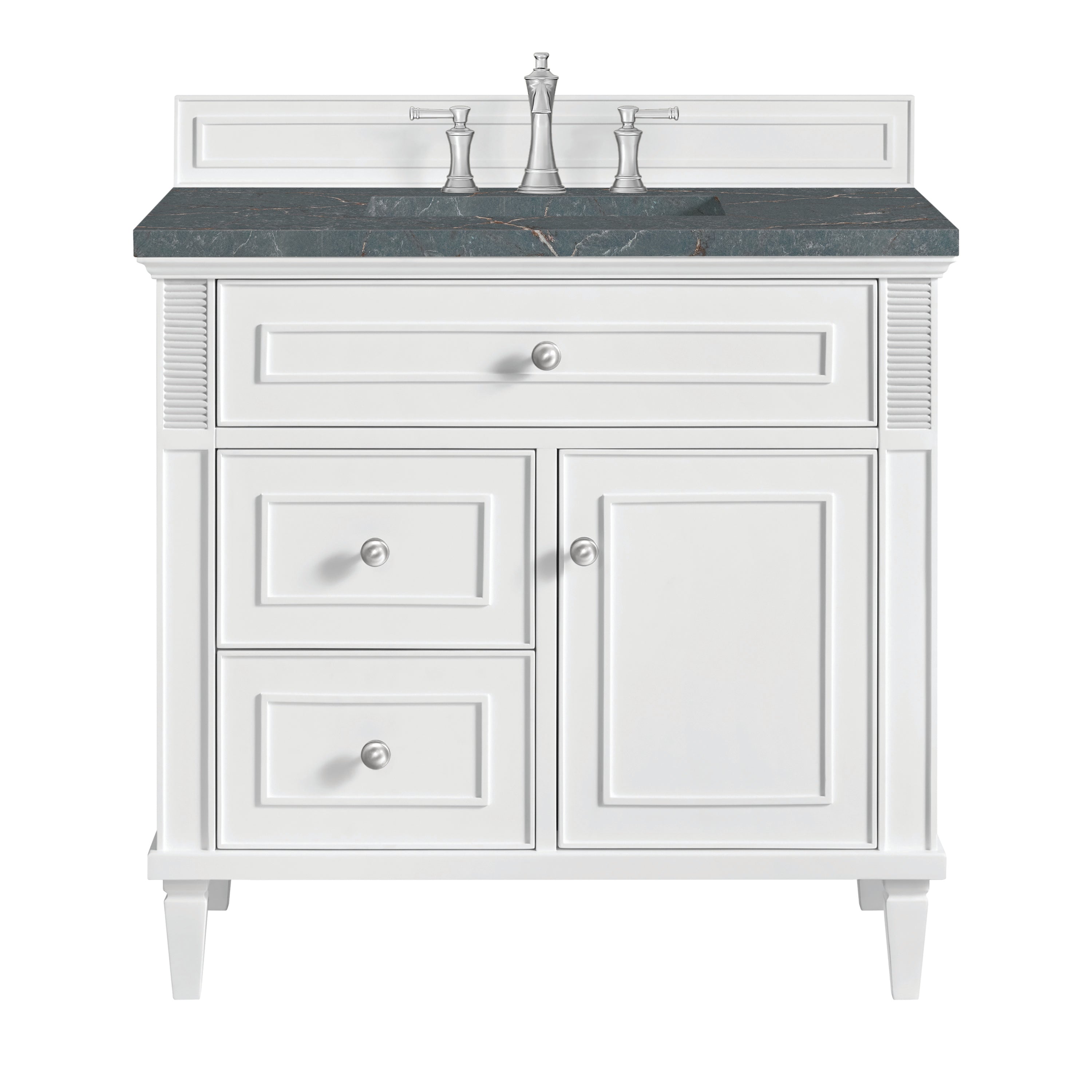 James Martin Vanities Lorelai 36" Single Vanity - Bright White