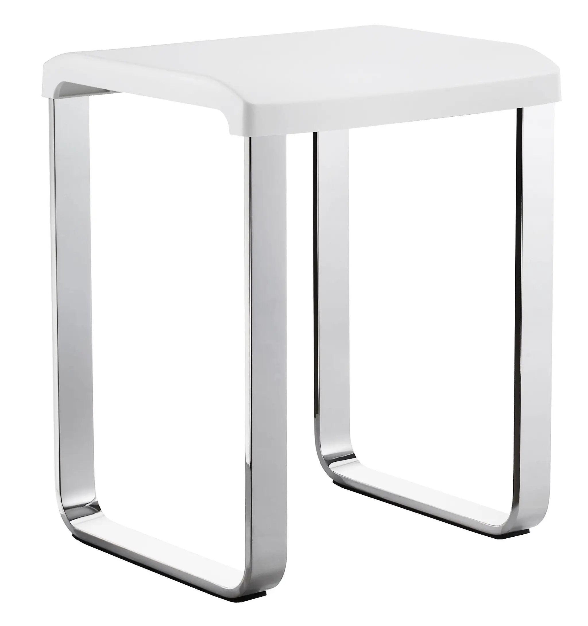 white shower chair