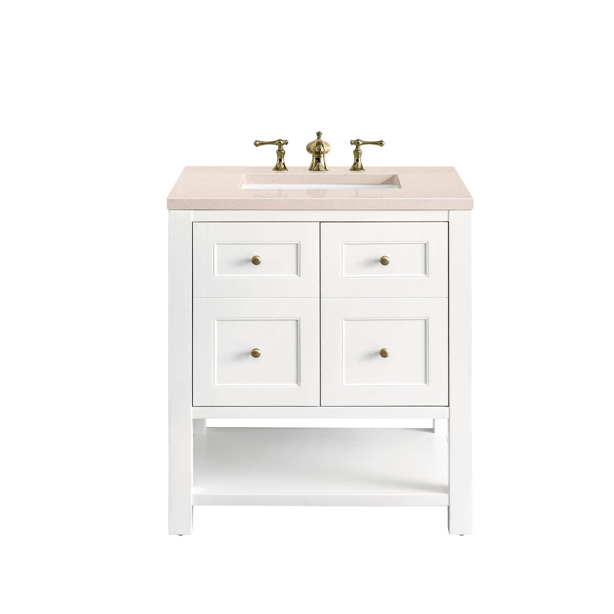 James Martin Vanities Breckenridge 30" Single Vanity - Bright White