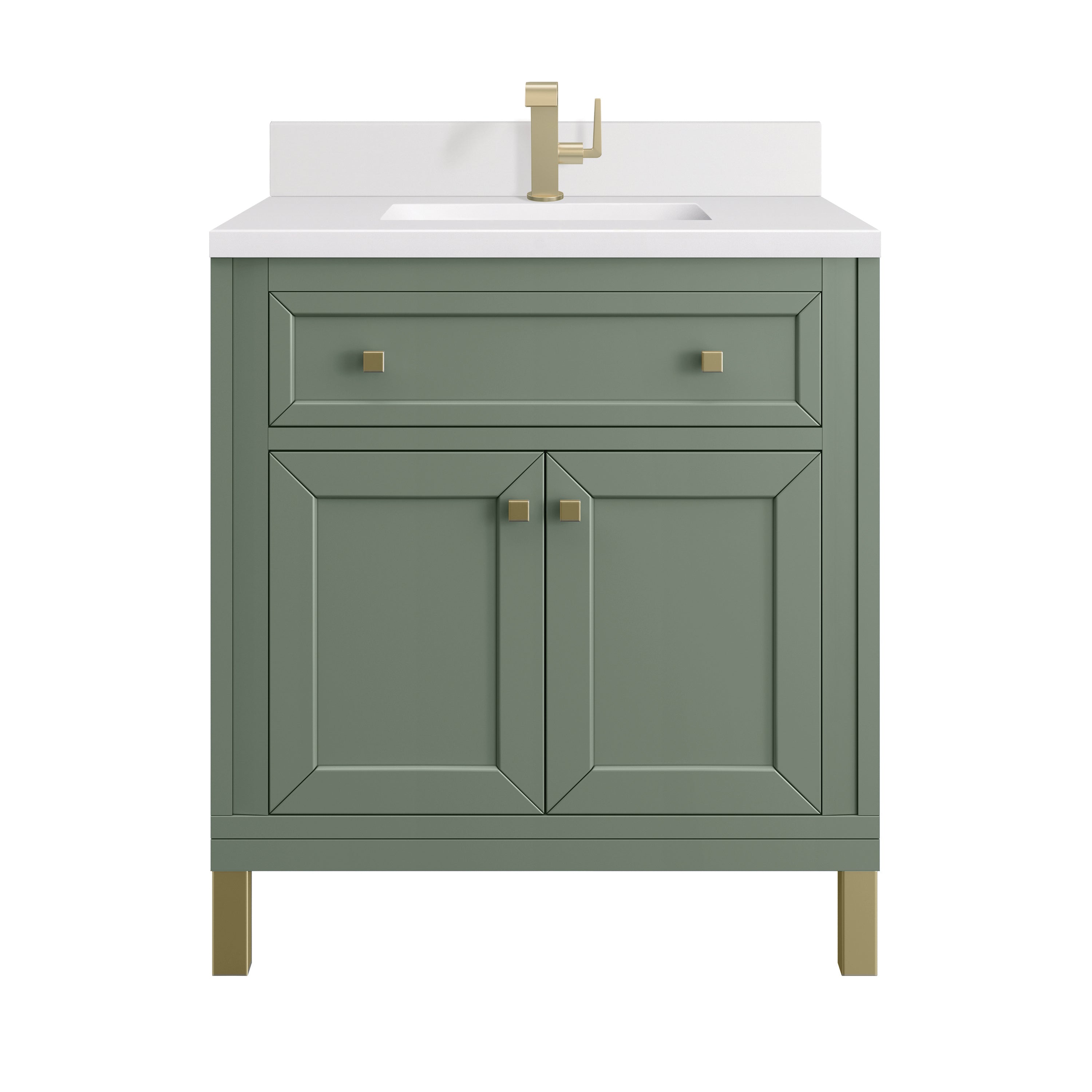 James Martin Vanities Chicago 30" Single Vanity - Smokey Celadon