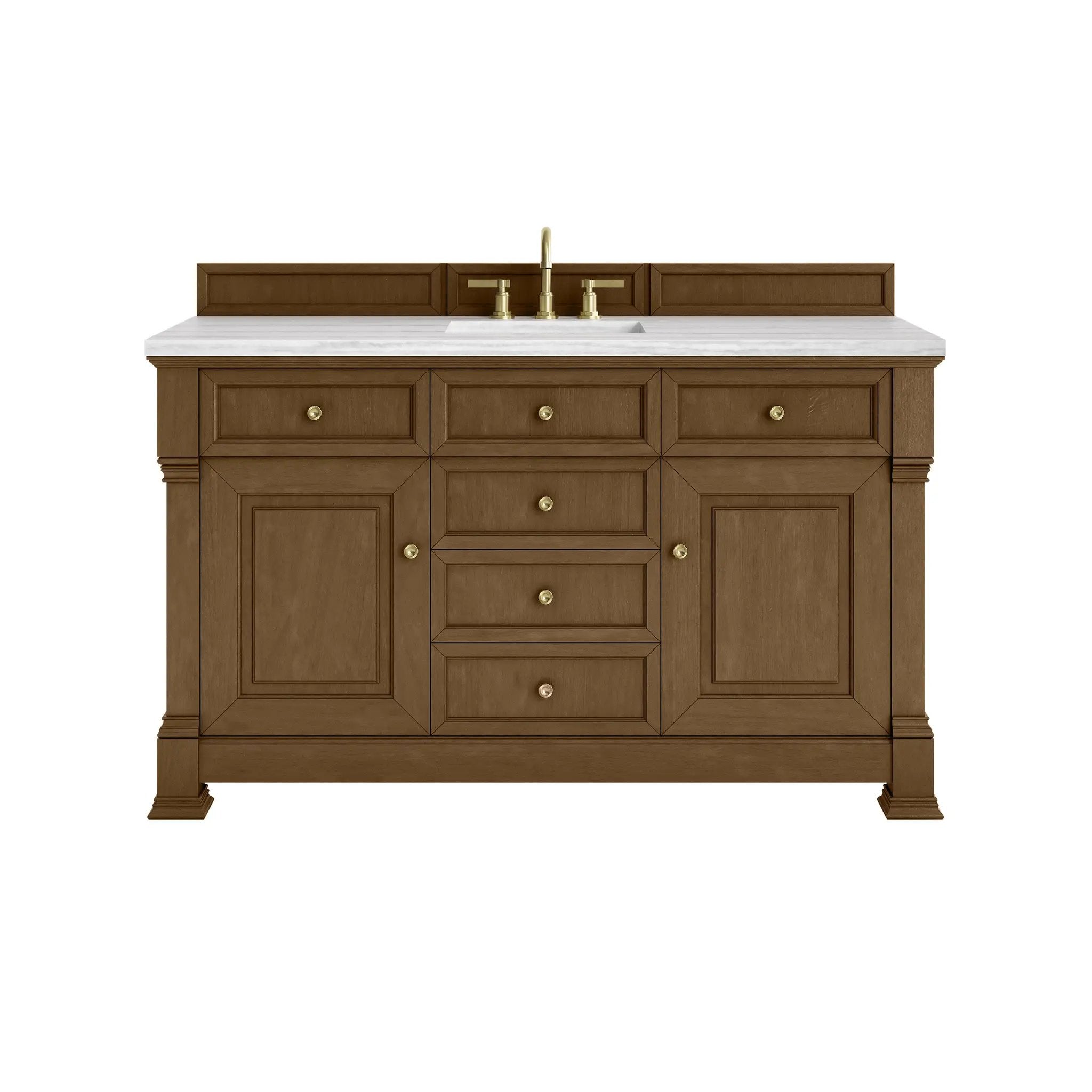 James Martin Brookfield 60" Single Vanity Set - Honey Oak by James Martin Vanities