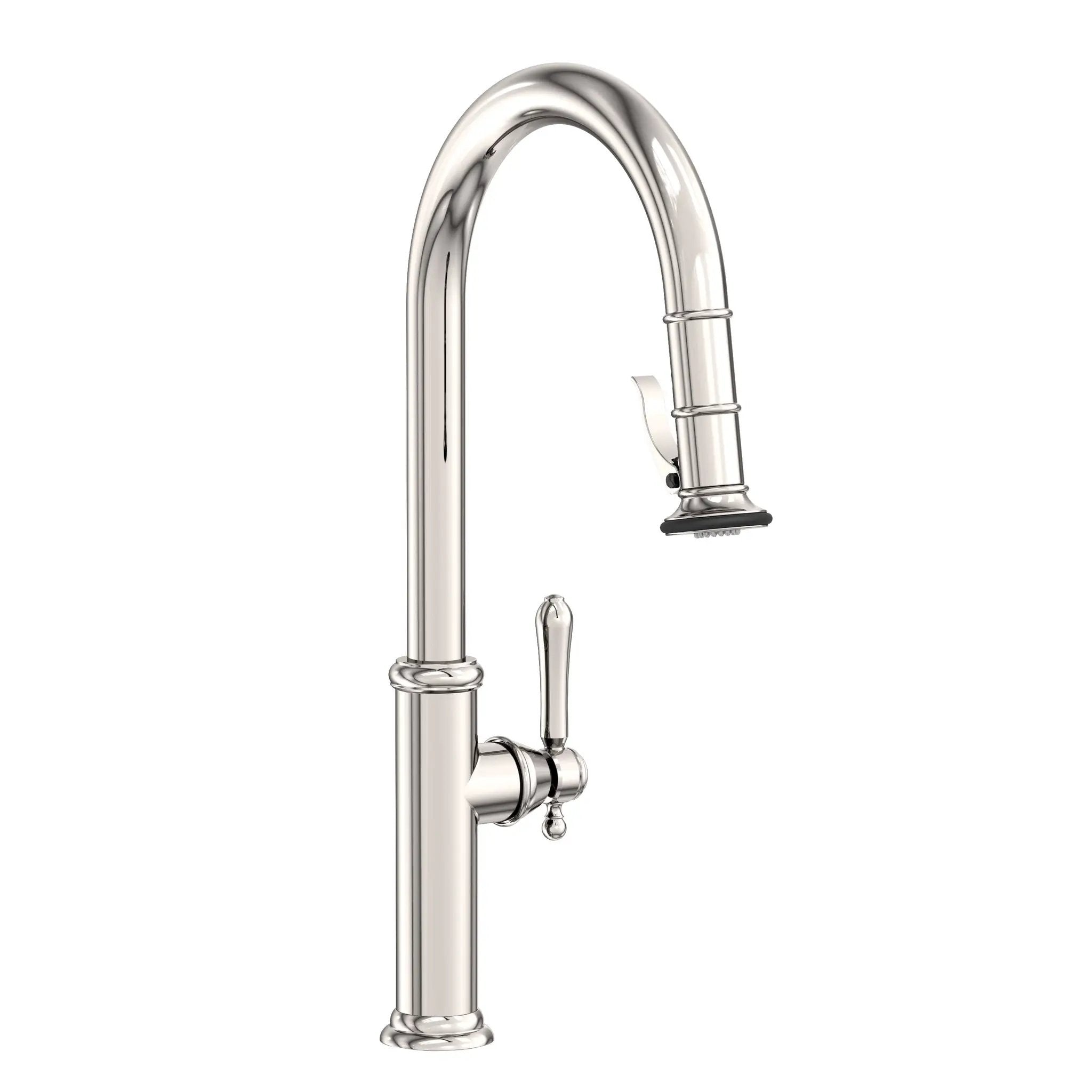 Newport Brass Chesterfield Pull-Down Kitchen Faucet with Lever Controled Spray by Newport Brass