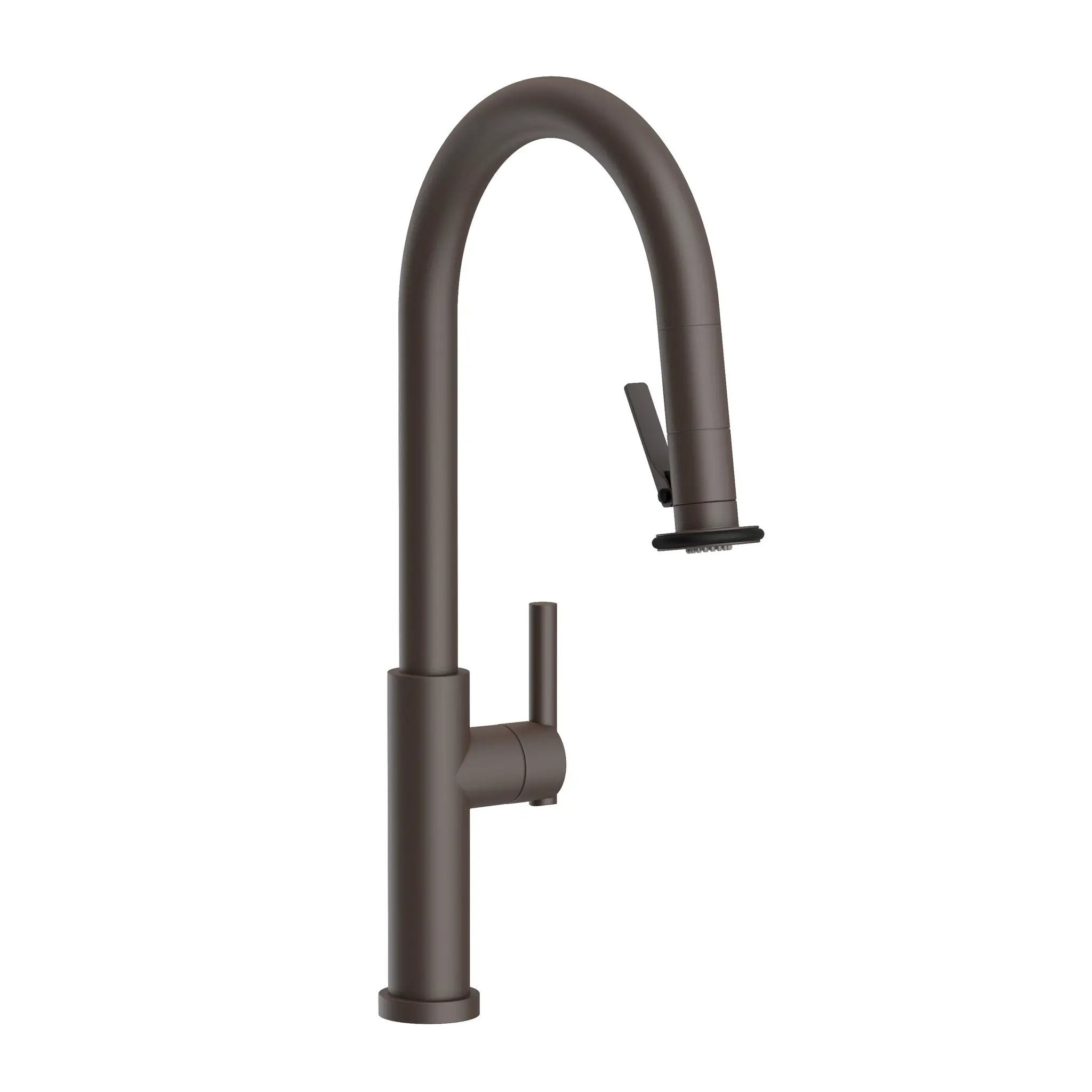 Newport Brass East Linear Pull-Down Kitchen Faucet with Lever Controled Spray by Newport Brass