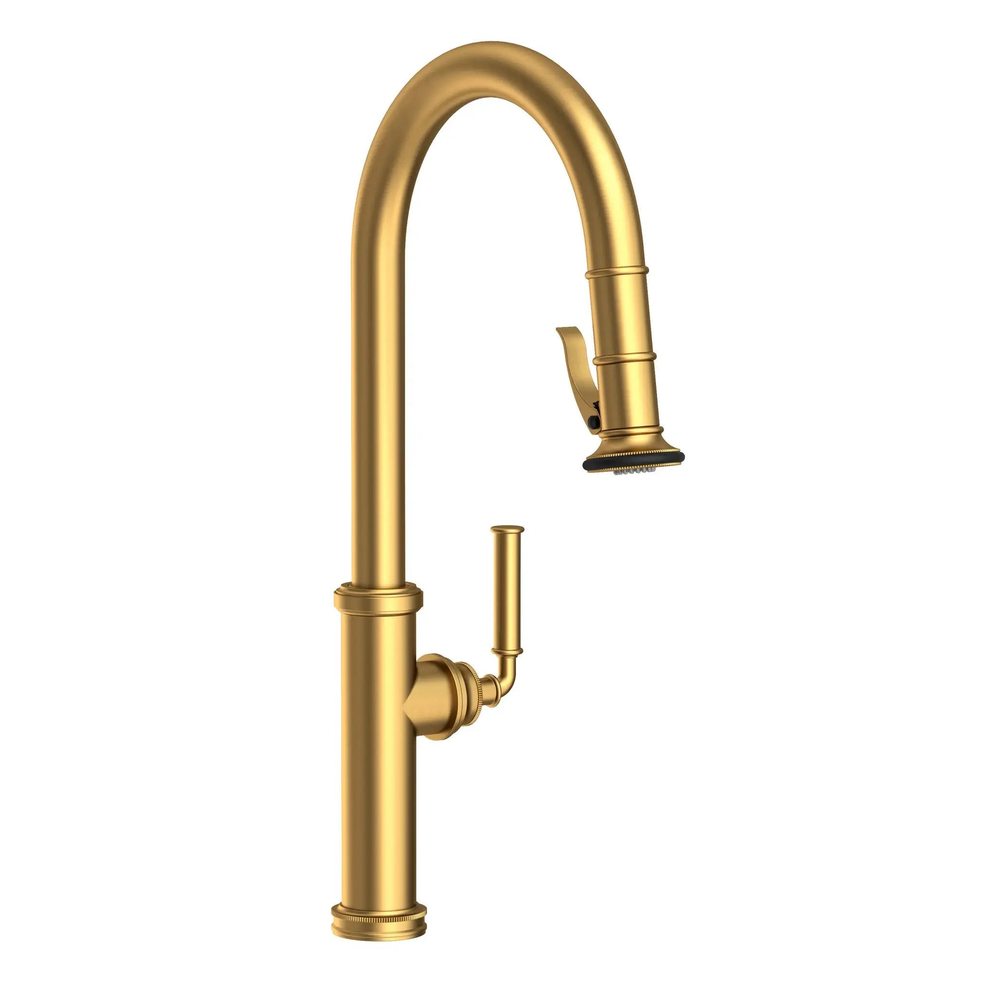 Newport Brass Taft Pull-Down Kitchen Faucet with Lever Controled Spray by Newport Brass