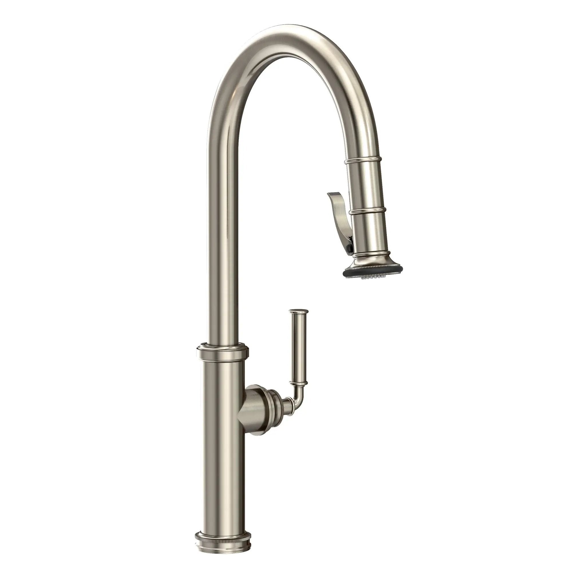Newport Brass Taft Pull-Down Kitchen Faucet with Lever Controled Spray by Newport Brass