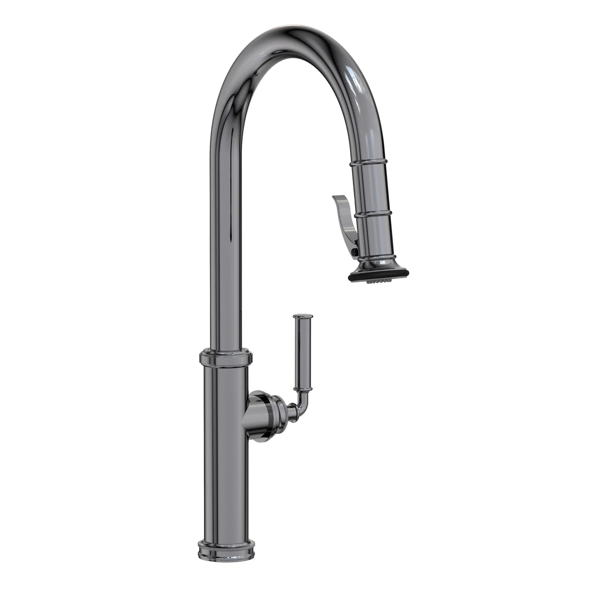 Newport Brass Taft Pull-Down Kitchen Faucet with Lever Controled Spray by Newport Brass