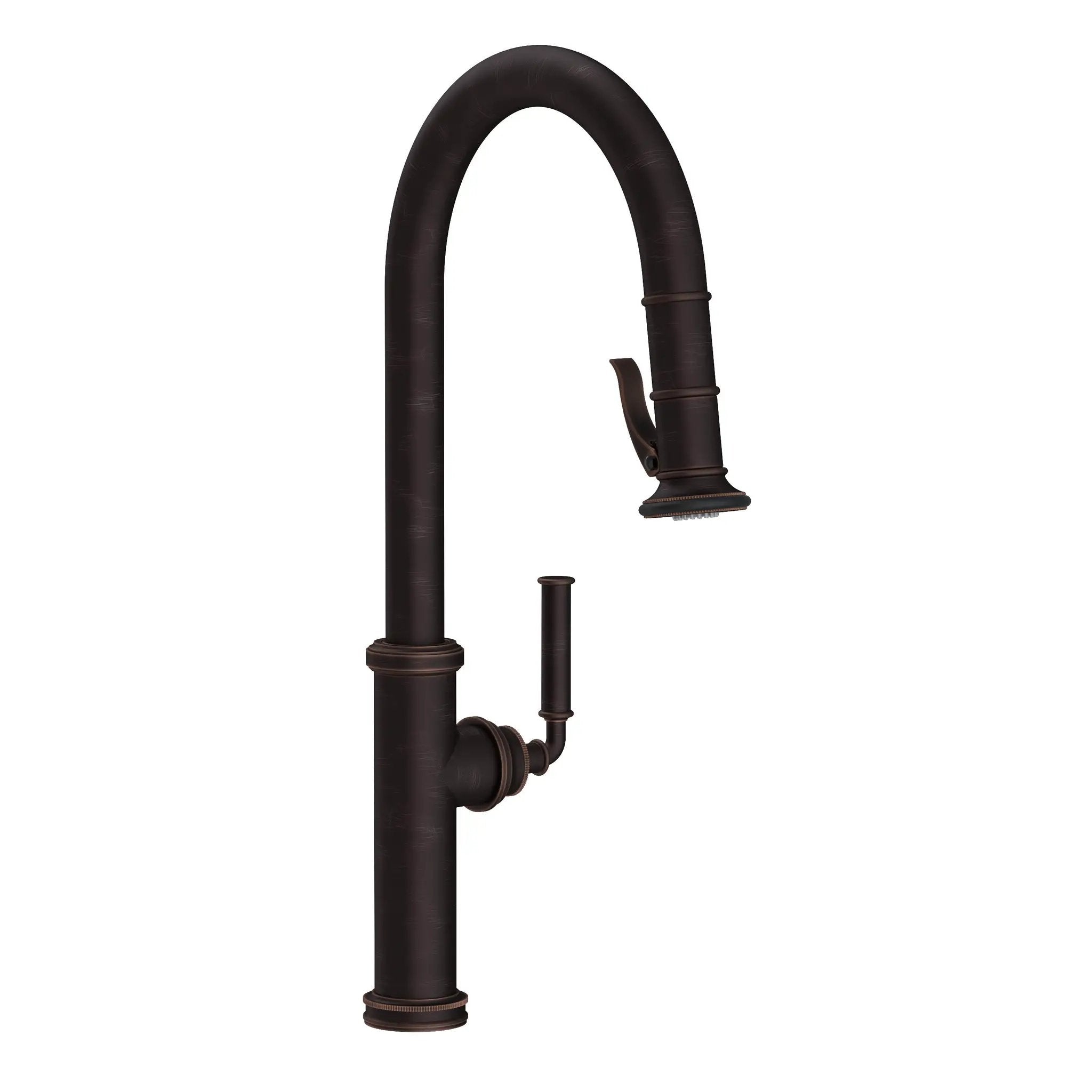 Newport Brass Taft Pull-Down Kitchen Faucet with Lever Controled Spray by Newport Brass