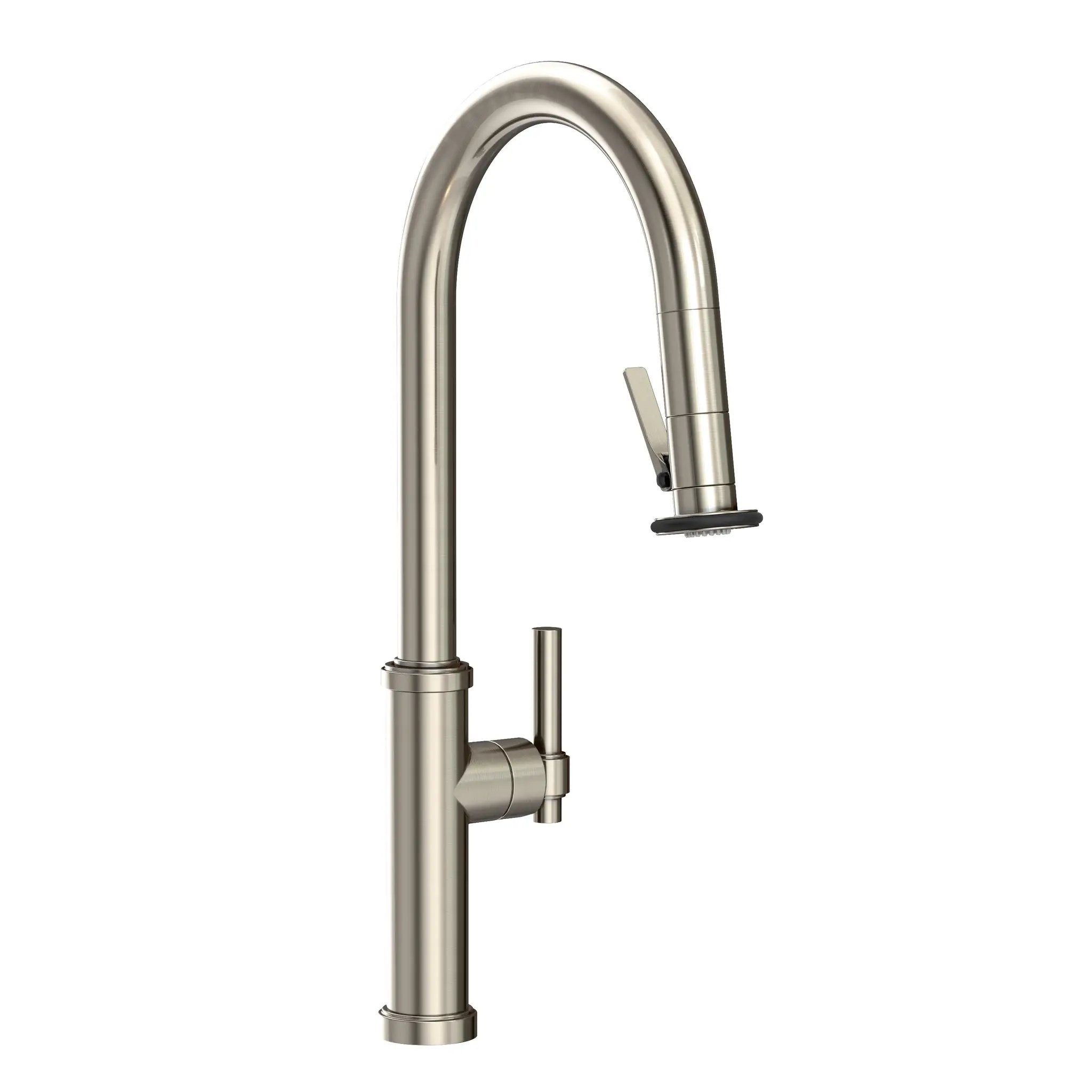 Newport Brass Seager Pull-Down Kitchen Faucet with Lever Controled Spray by Newport Brass