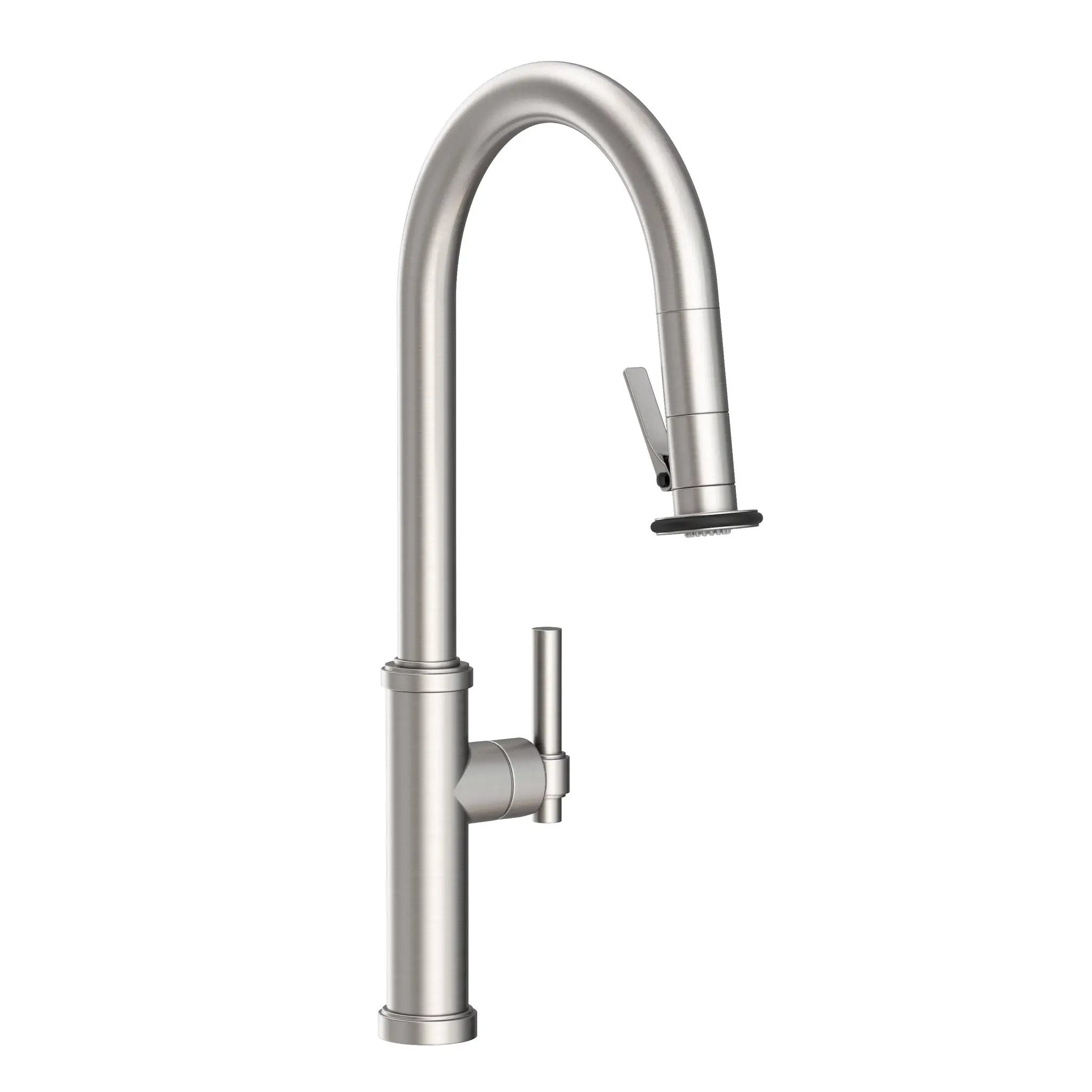 Newport Brass Seager Pull-Down Kitchen Faucet with Lever Controled Spray by Newport Brass