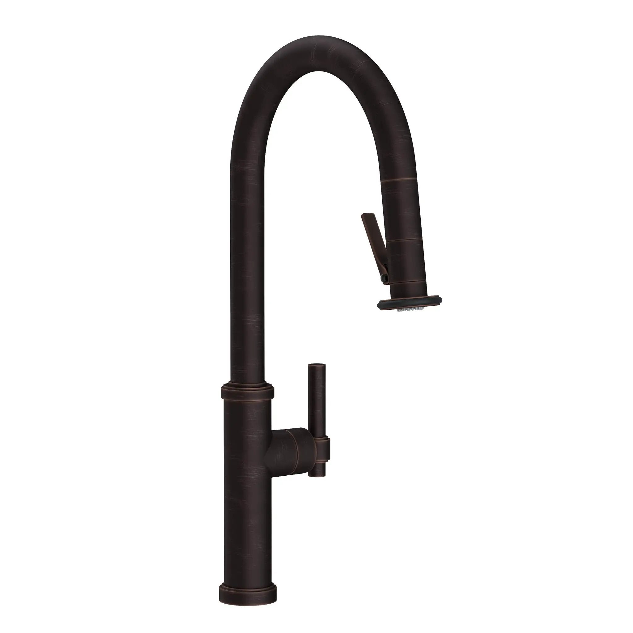 Newport Brass Seager Pull-Down Kitchen Faucet with Lever Controled Spray by Newport Brass