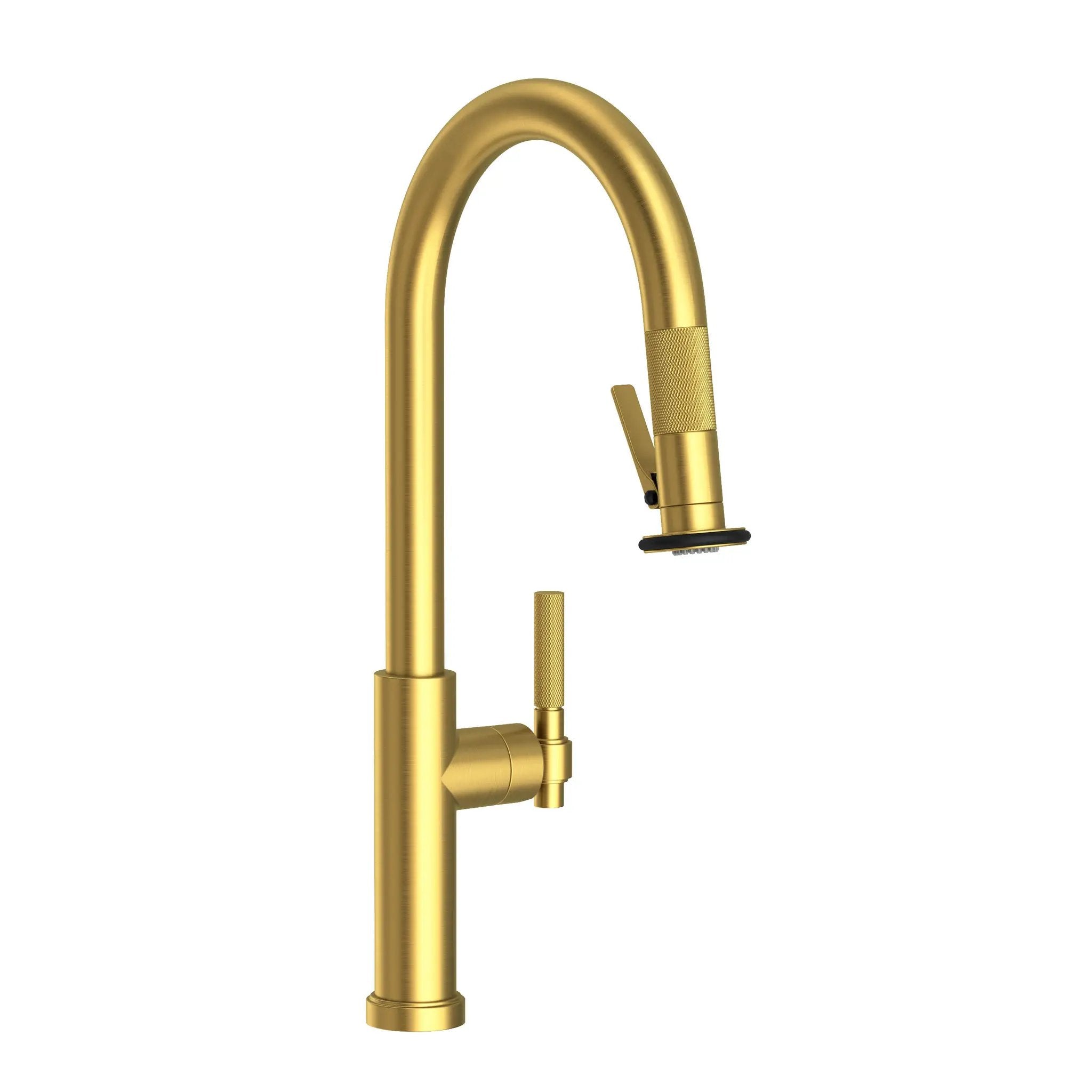 Newport Brass Muncy Pull-Down Kitchen Faucet with Lever Controled Spray by Newport Brass