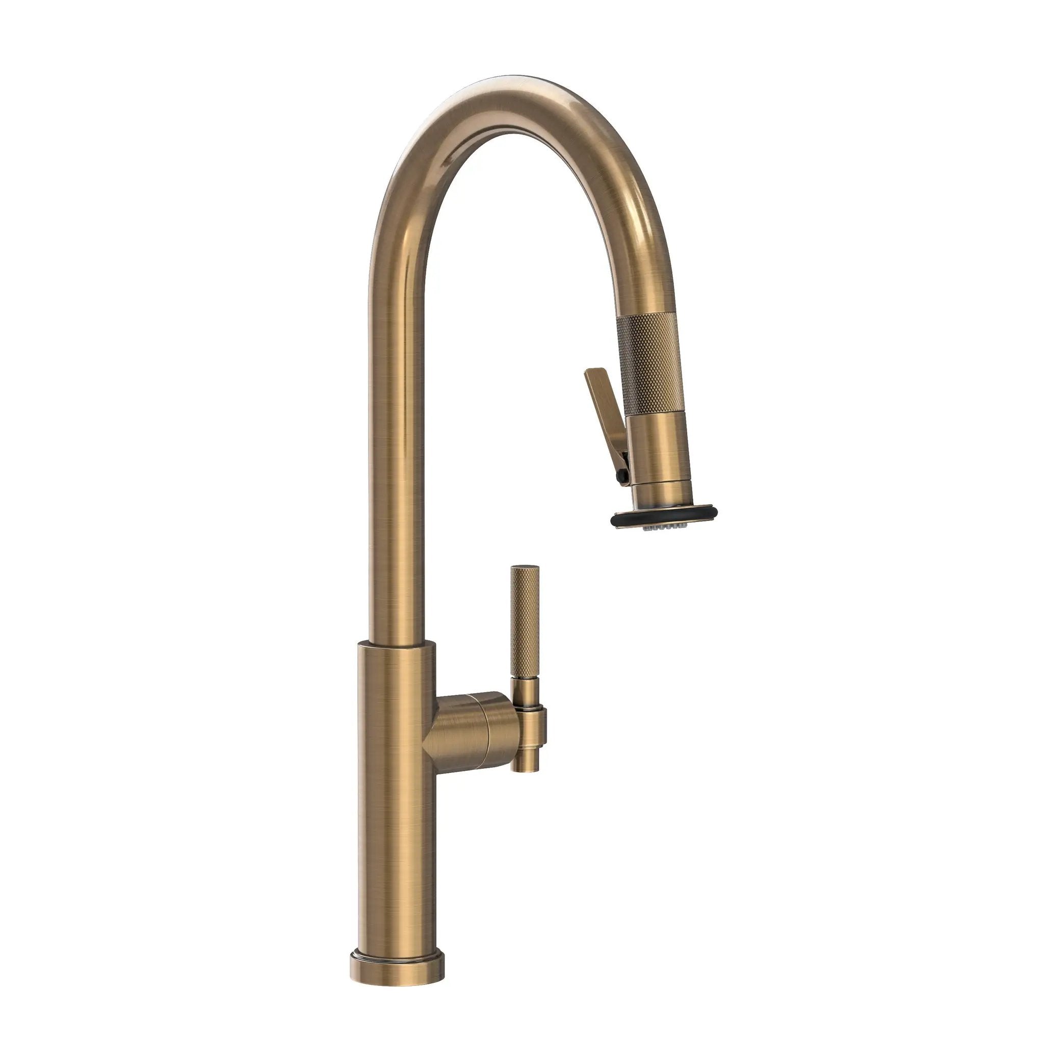 Newport Brass Muncy Pull-Down Kitchen Faucet with Lever Controled Spray by Newport Brass