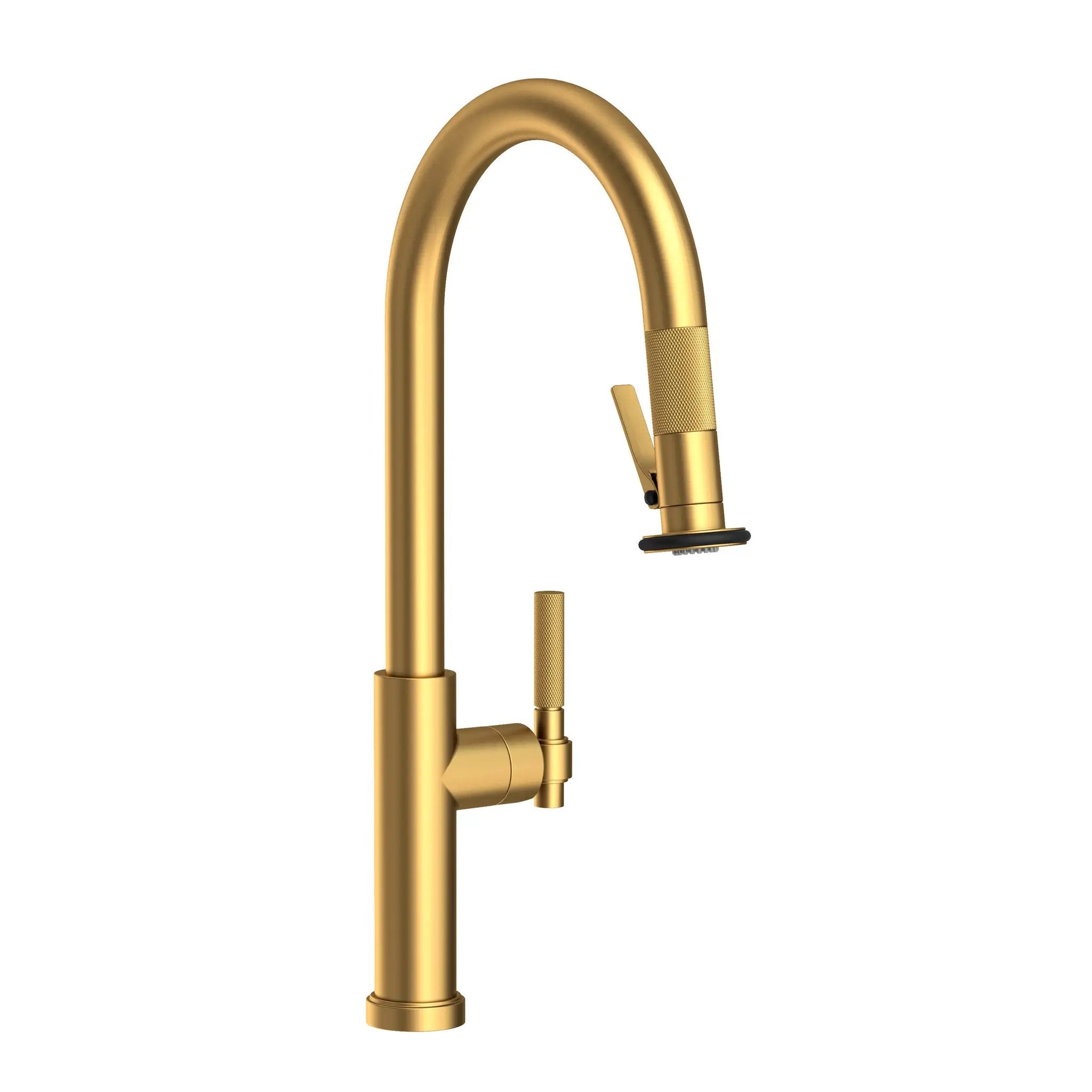 Newport Brass Muncy Pull-Down Kitchen Faucet with Lever Controled Spray by Newport Brass